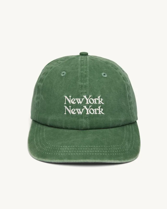 Washed NY NY Cap - Green made by Corridor