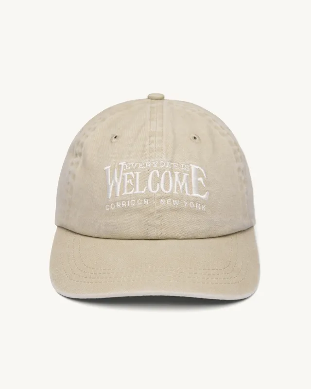 Welcome Cap - Tan made by Corridor