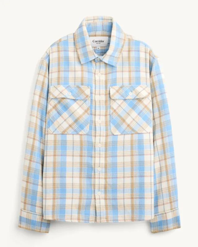 Vintage Plaid Flannel LS made by Corridor