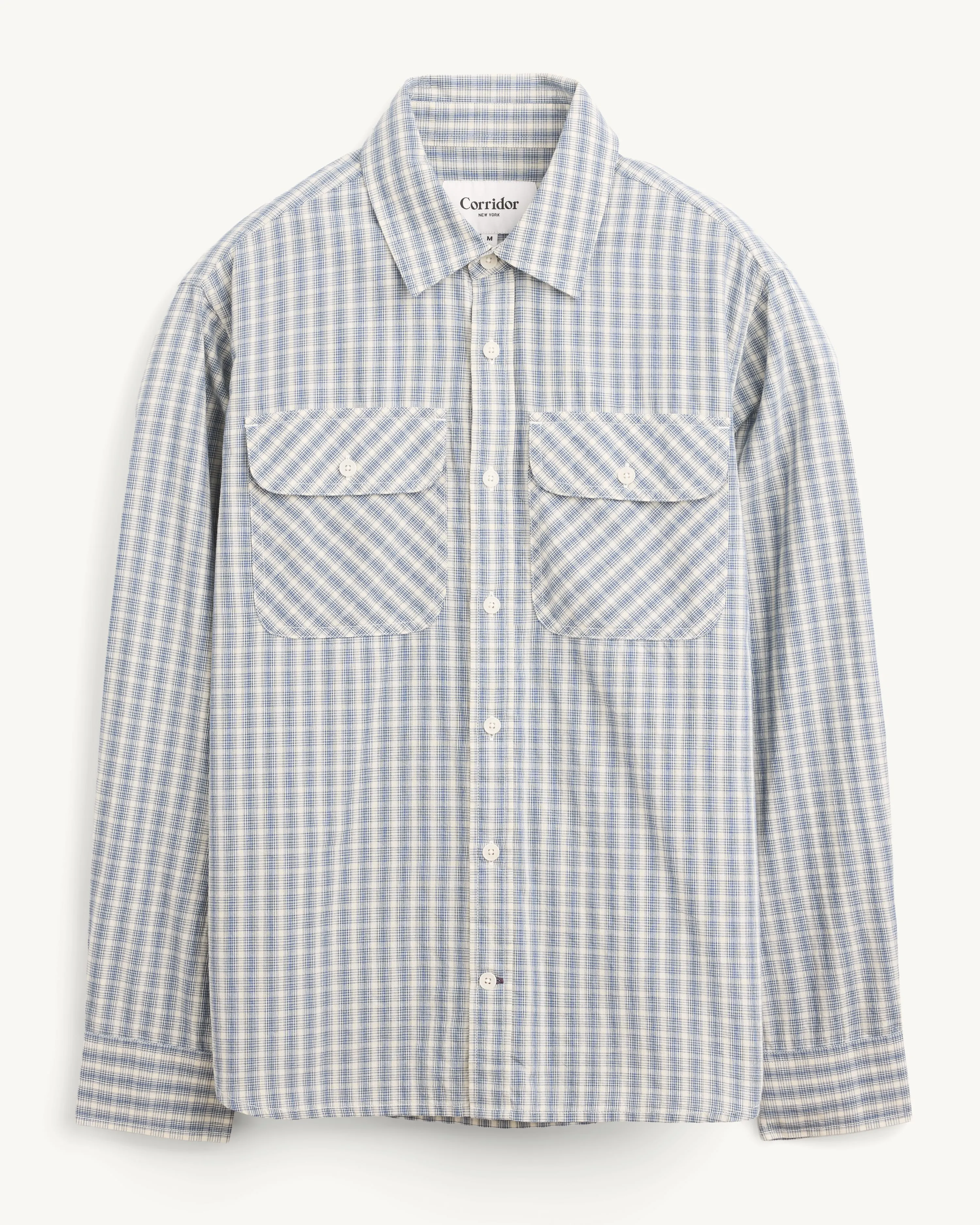 Americana Check LS - Blue sold by Corridor
