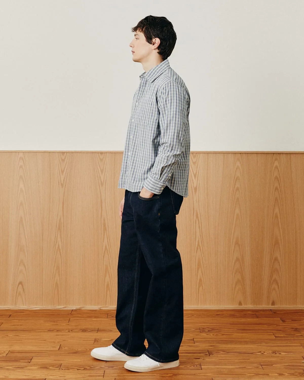 Americana Check LS - Blue sold by Corridor product image thumbnail 2