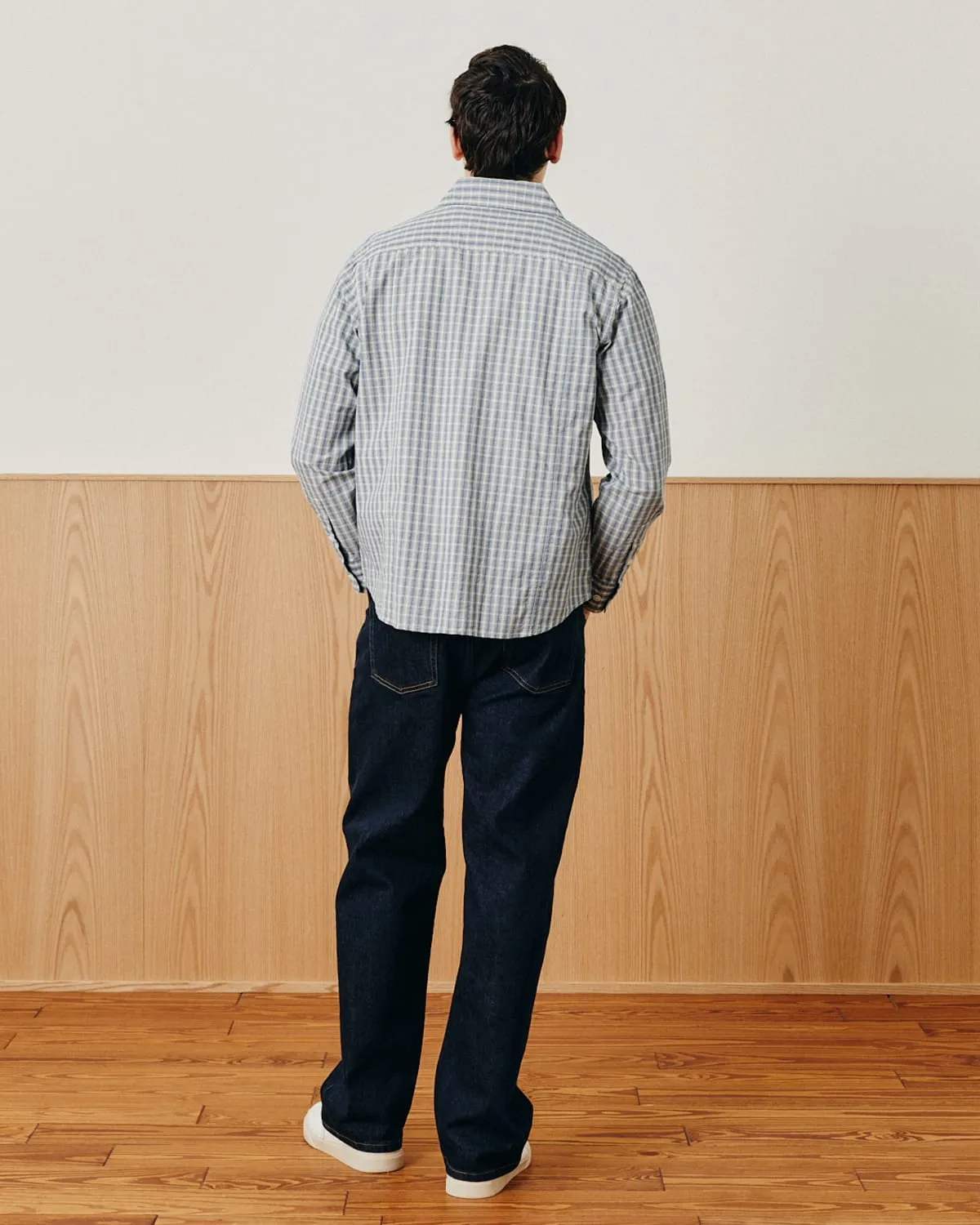 Americana Check LS - Blue sold by Corridor product image thumbnail 3