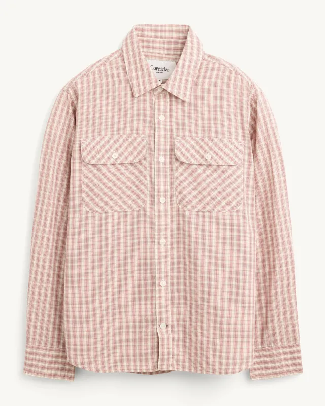 Americana Check LS - Red made by Corridor