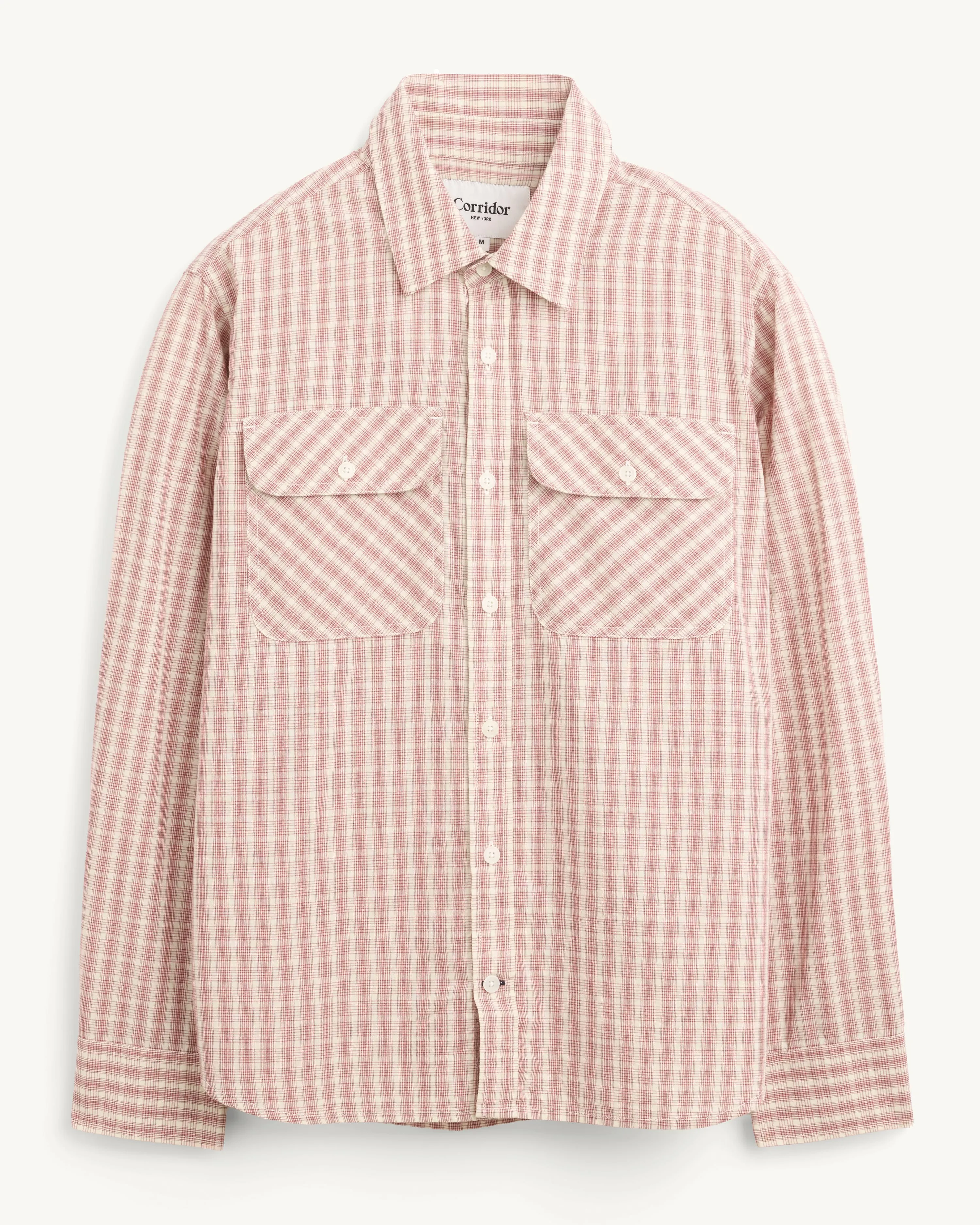 Americana Check LS - Red sold by Corridor