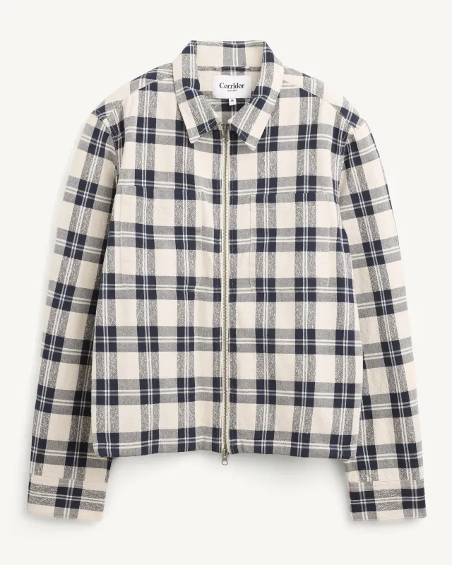 Capricorn Plaid Zip Jacket made by Corridor