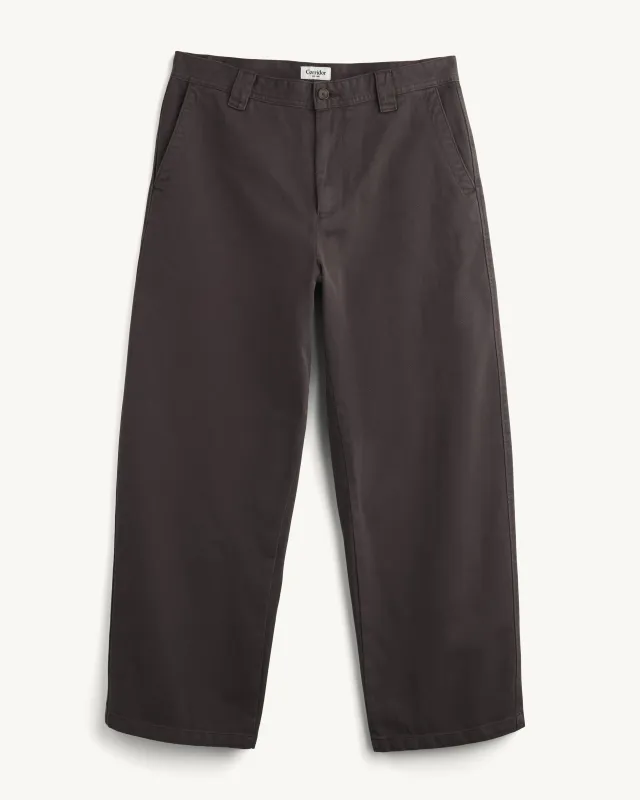 Wide Twill Pant - Brown made by Corridor