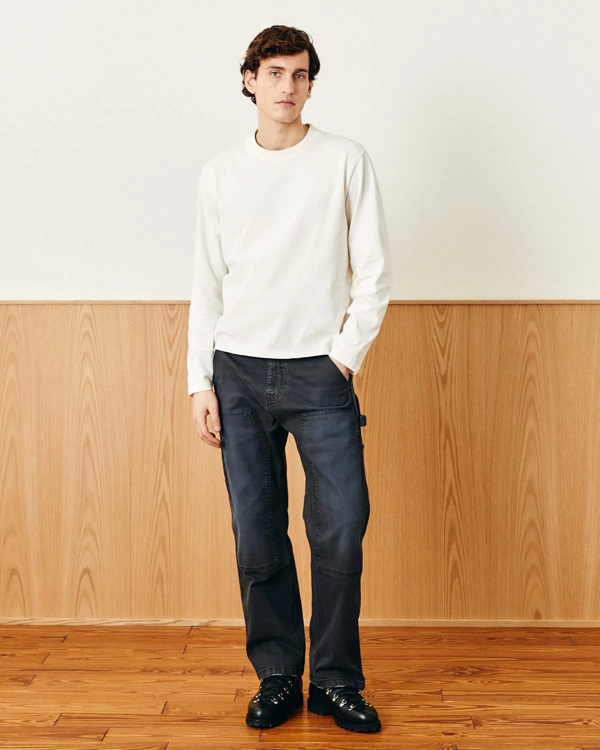 Garment Dye LS Tee - White sold by Corridor product image thumbnail 2