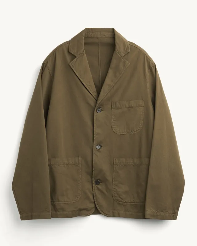 Twill Blazer - Brown made by Corridor
