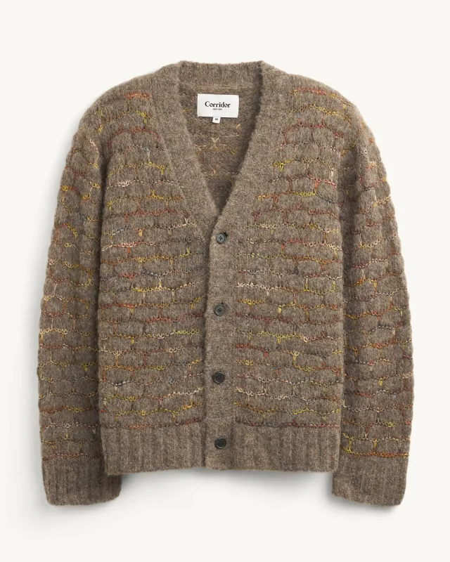 Raga Cardigan - Brown made by Corridor