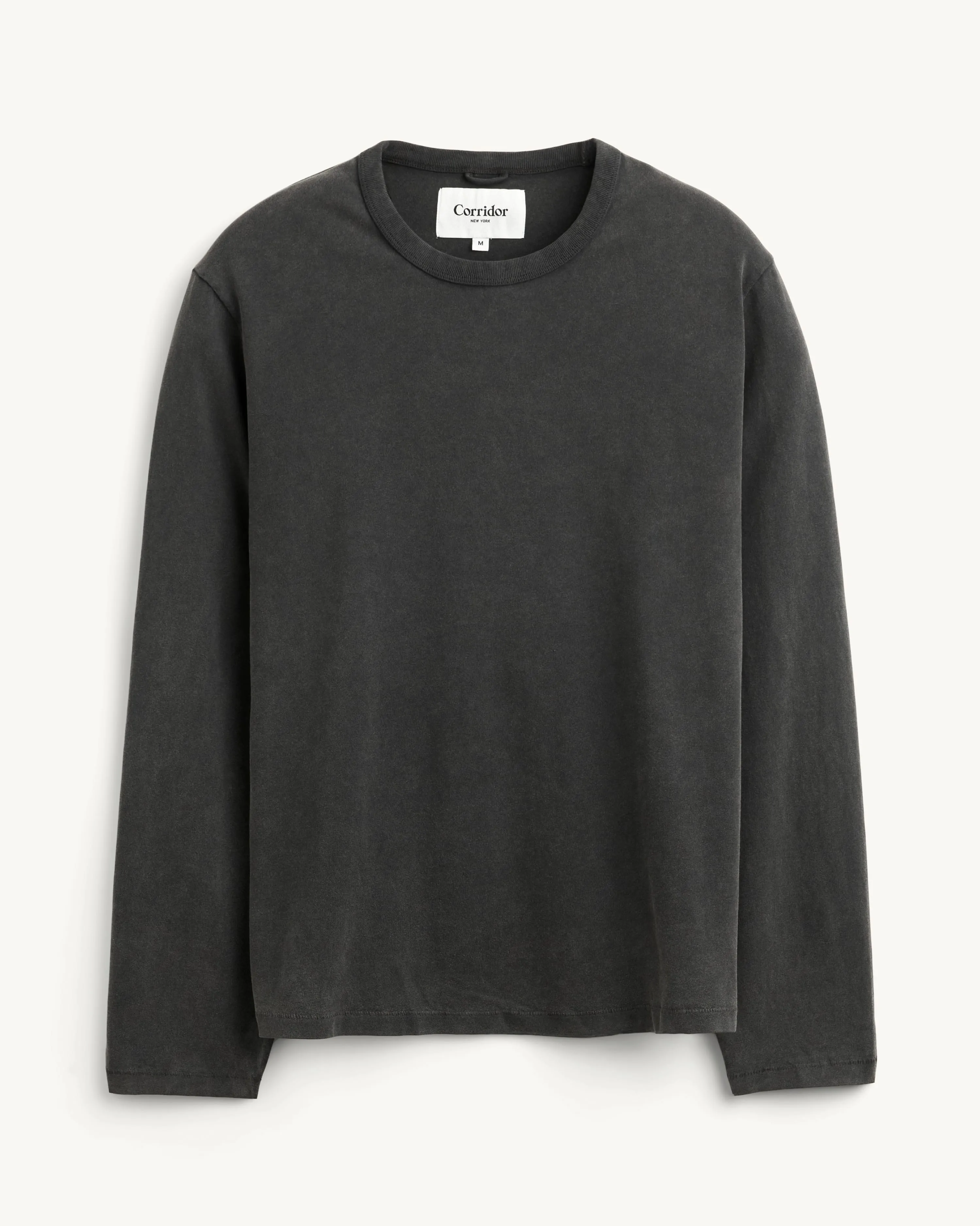 Garment Dye LS Tee - Black sold by Corridor