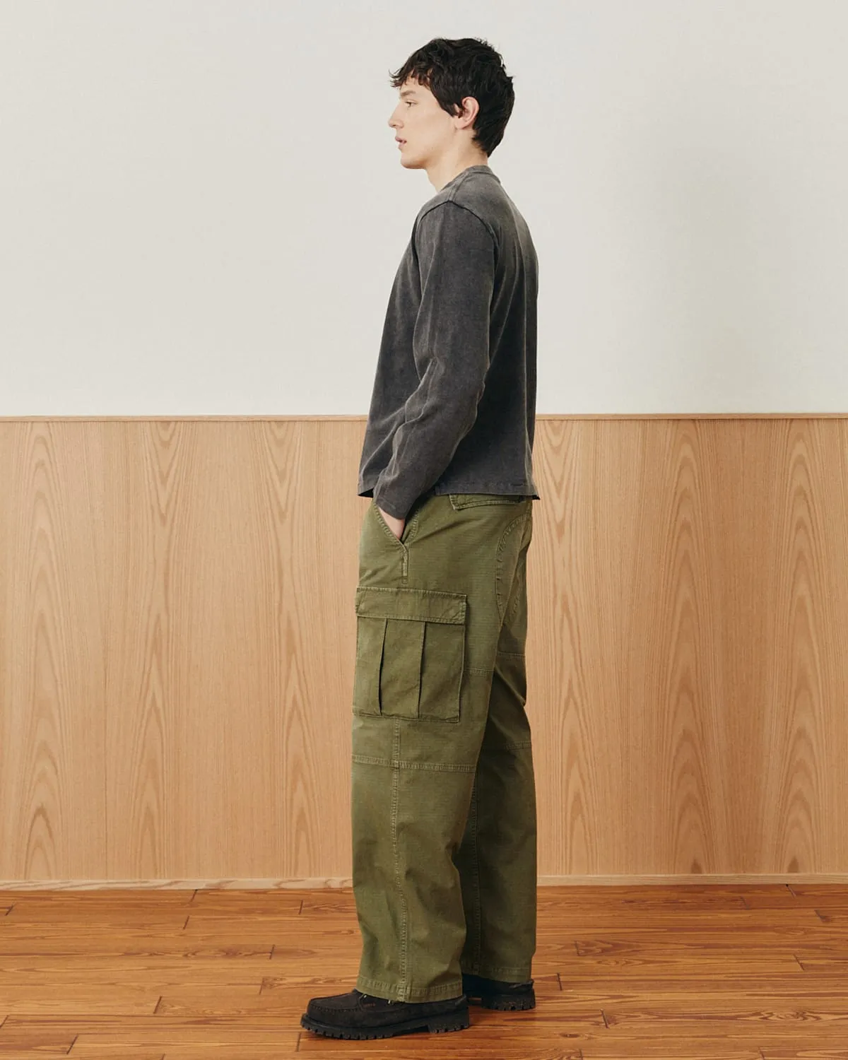 Garment Dye LS Tee - Black sold by Corridor product image thumbnail 3