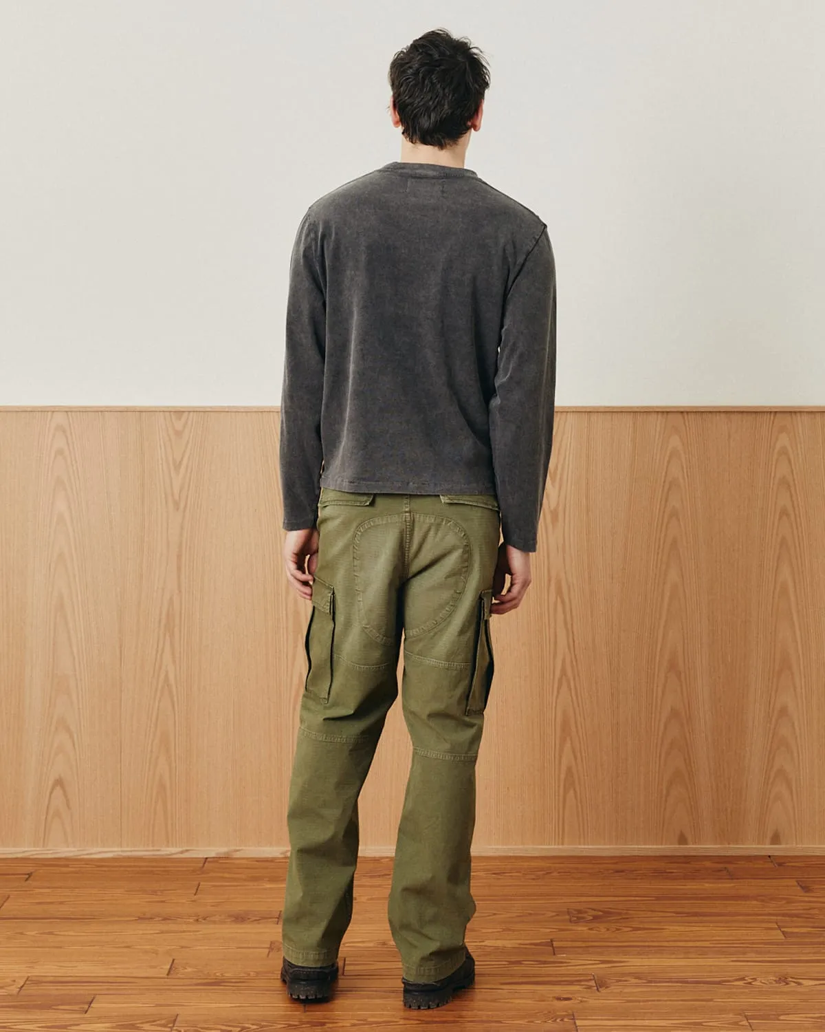 Garment Dye LS Tee - Black sold by Corridor product image thumbnail 4