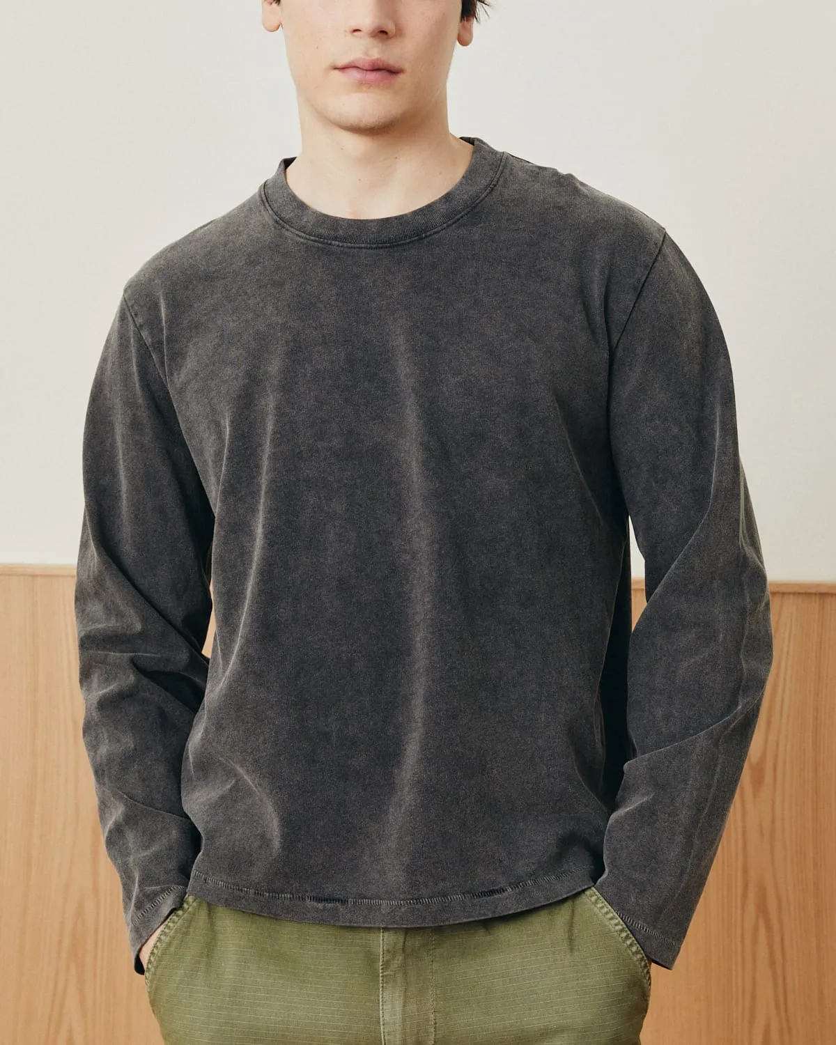 Garment Dye LS Tee - Black sold by Corridor product image thumbnail 5
