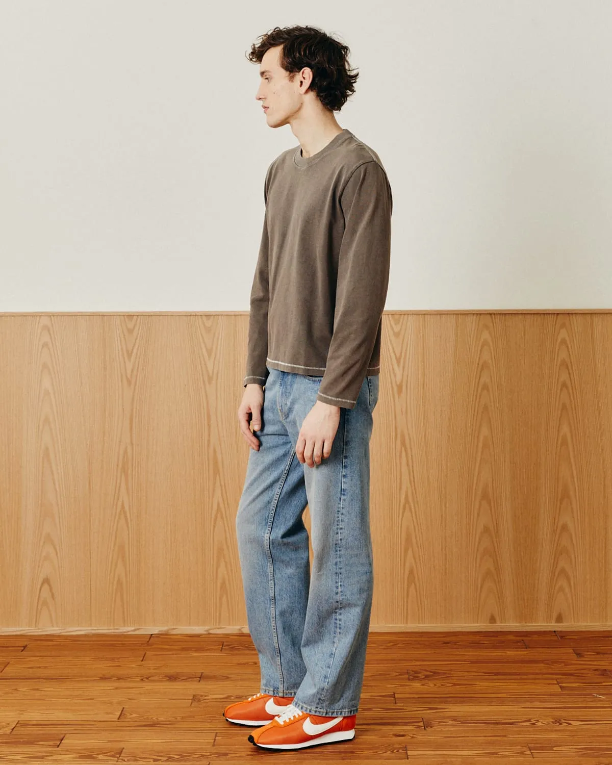 Garment Dye LS Tee - Brown sold by Corridor product image thumbnail 3