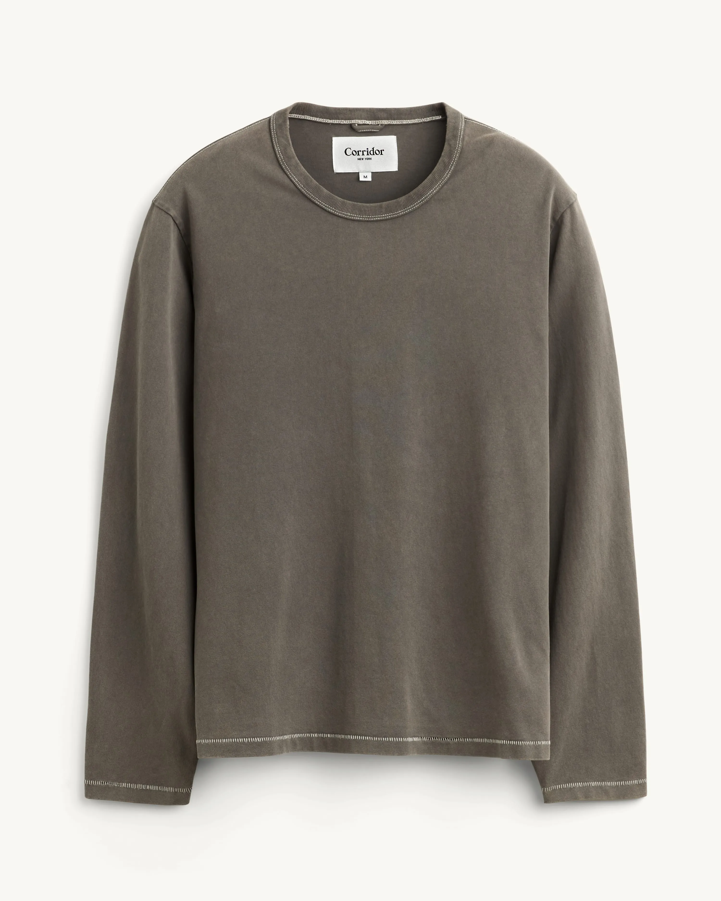Garment Dye LS Tee - Brown sold by Corridor