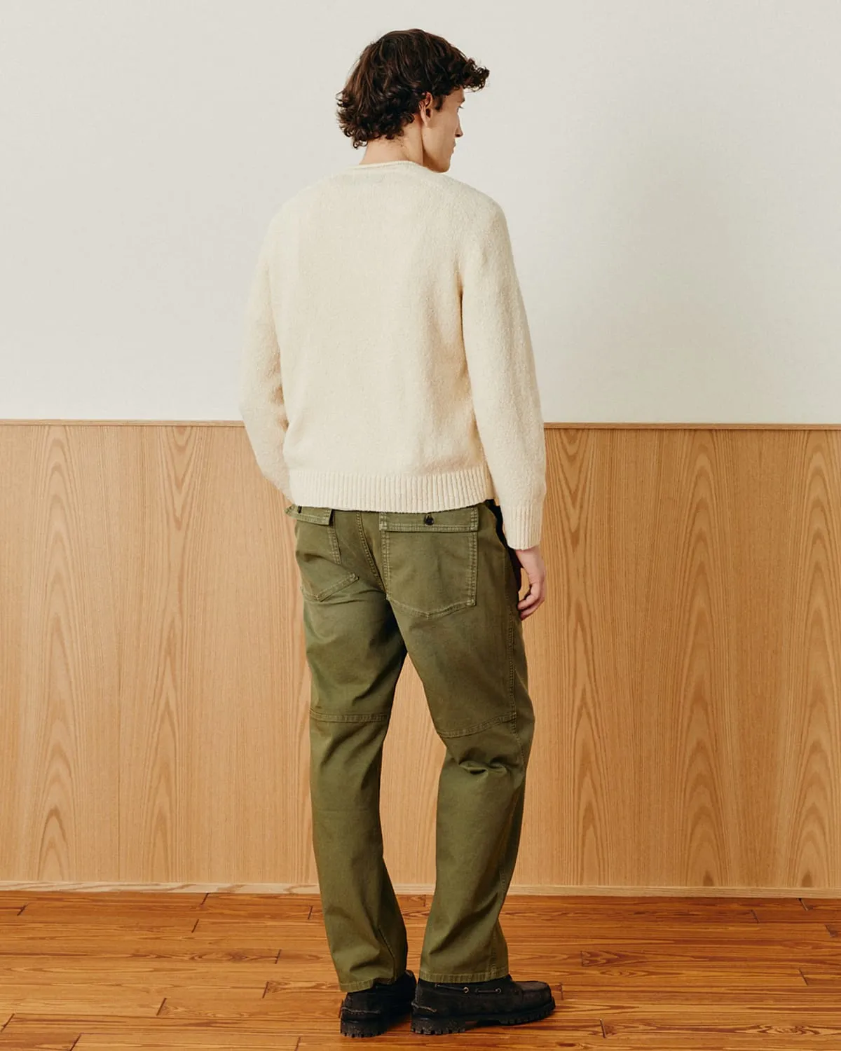 Wool Boucle Rollneck - Natural sold by Corridor product image thumbnail 5