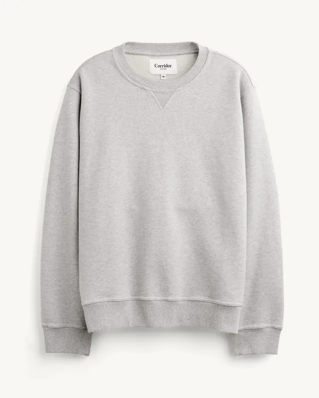 Heavyweight French Terry Crewneck - Grey made by Corridor