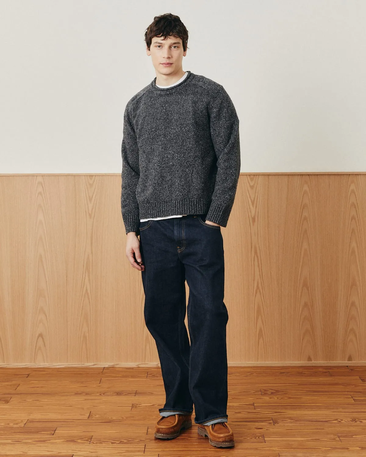 Wool Boucle Rollneck - Black sold by Corridor product image thumbnail 2