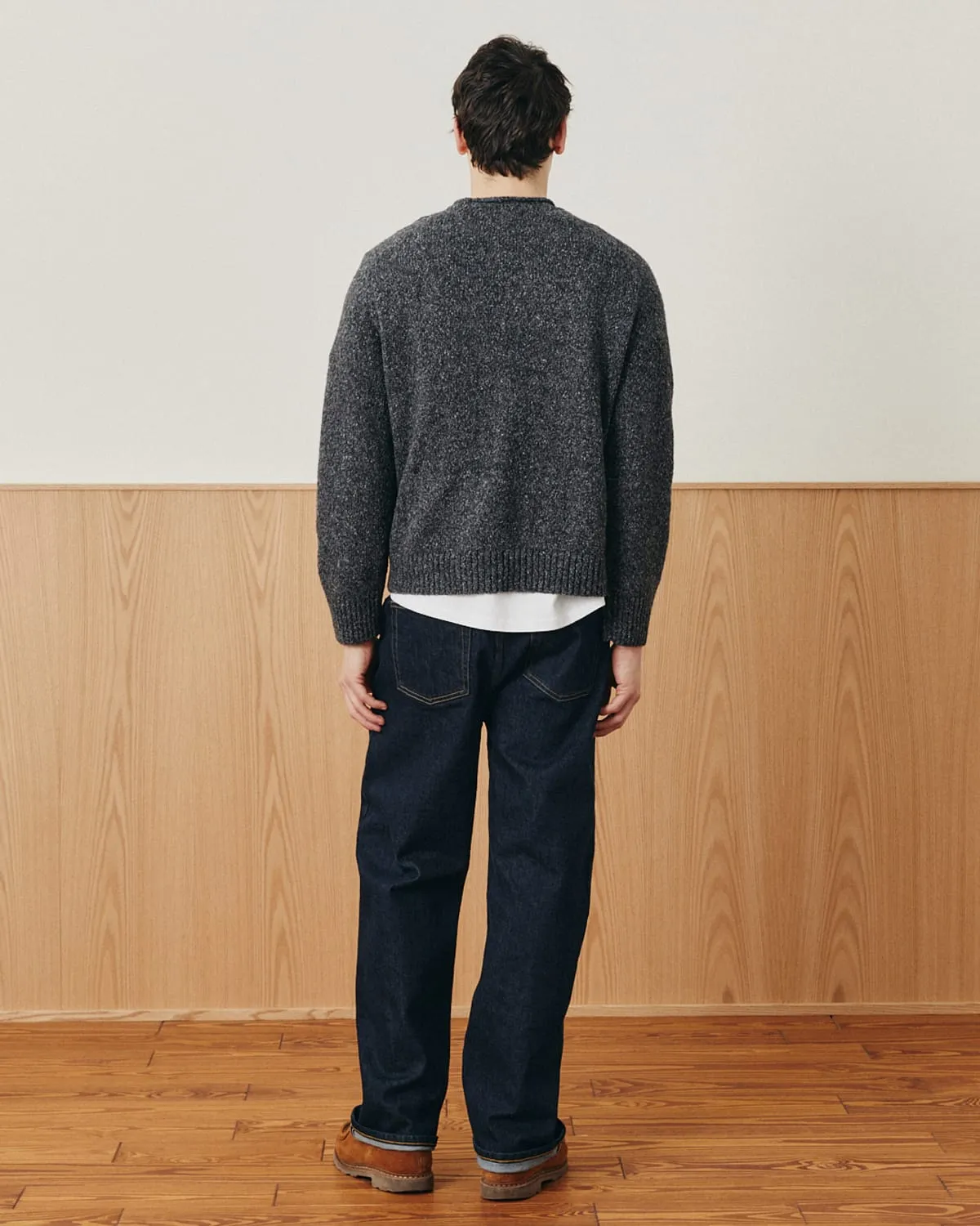 Wool Boucle Rollneck - Black sold by Corridor product image thumbnail 5