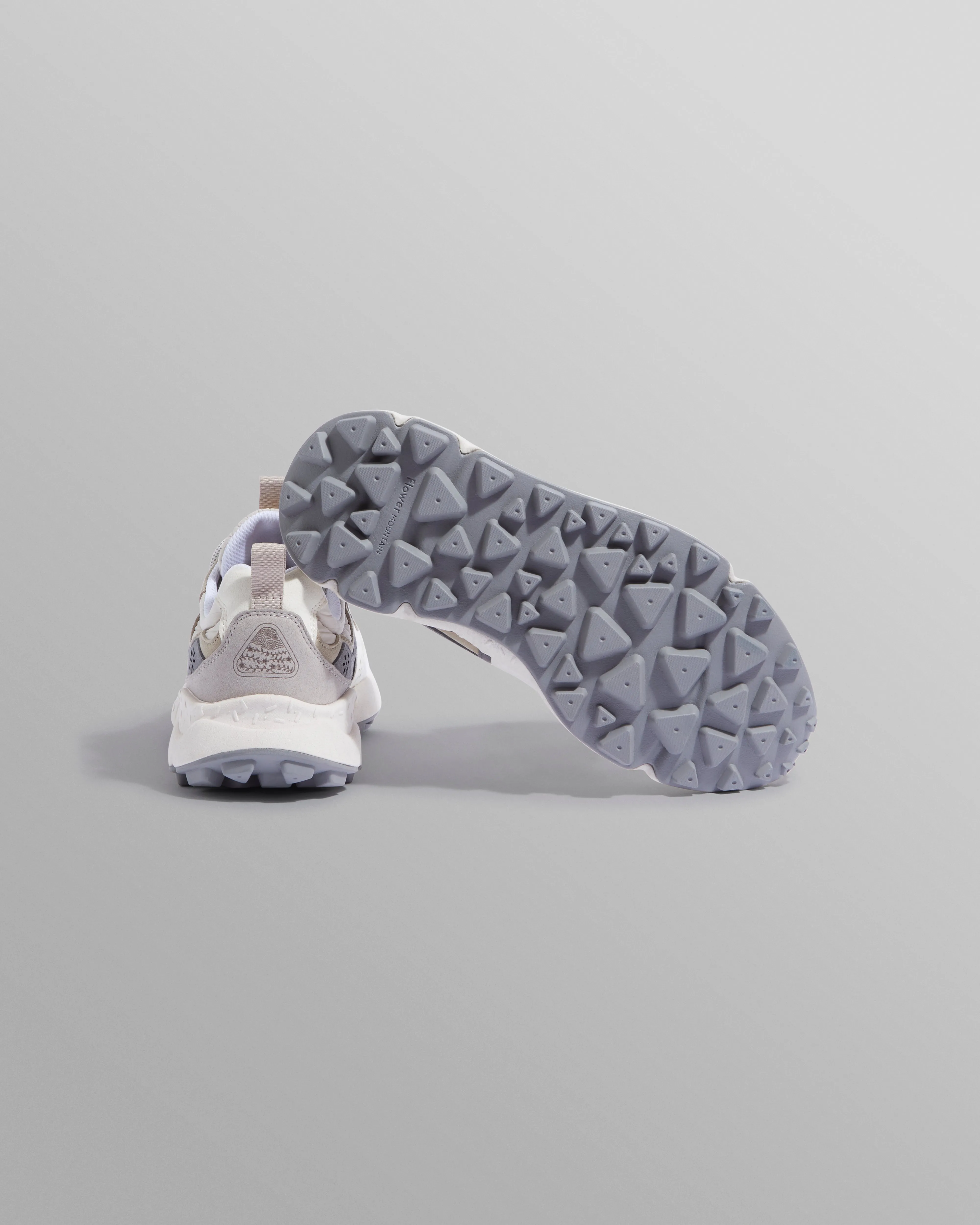 Flower Mountain - Cream Suede And Technical Fabric Trainers sold by Wax London product image thumbnail 3