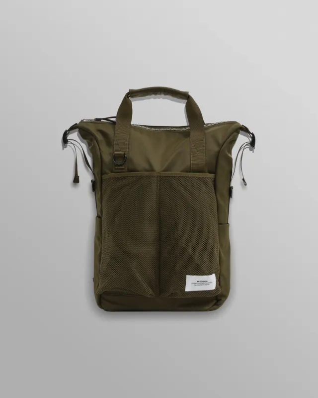 AY Studios - Army Green Water-Resistant Backpack made by Wax London