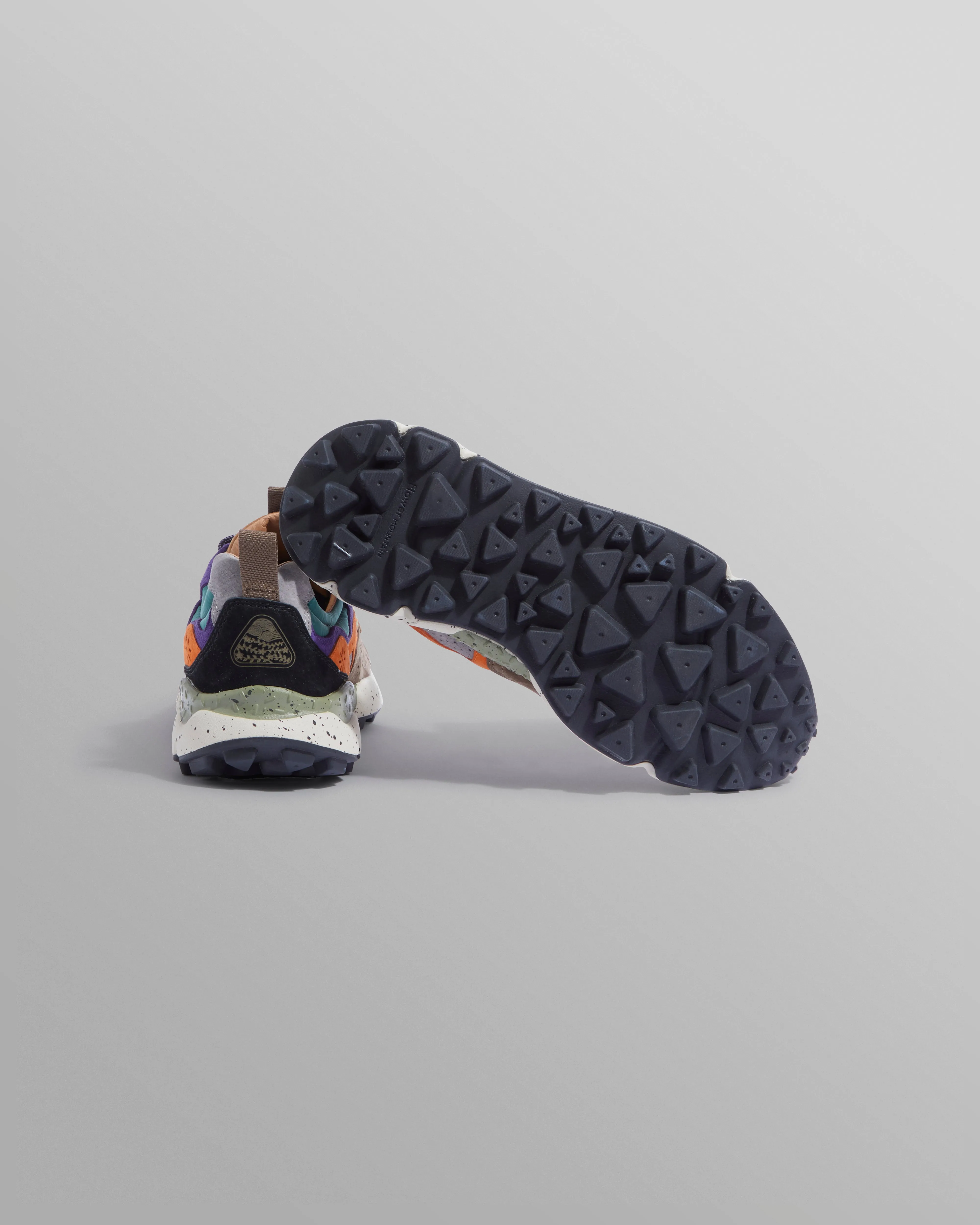 Flower Mountain - Multicolour Suede And Technical Fabric Trainers sold by Wax London product image thumbnail 3
