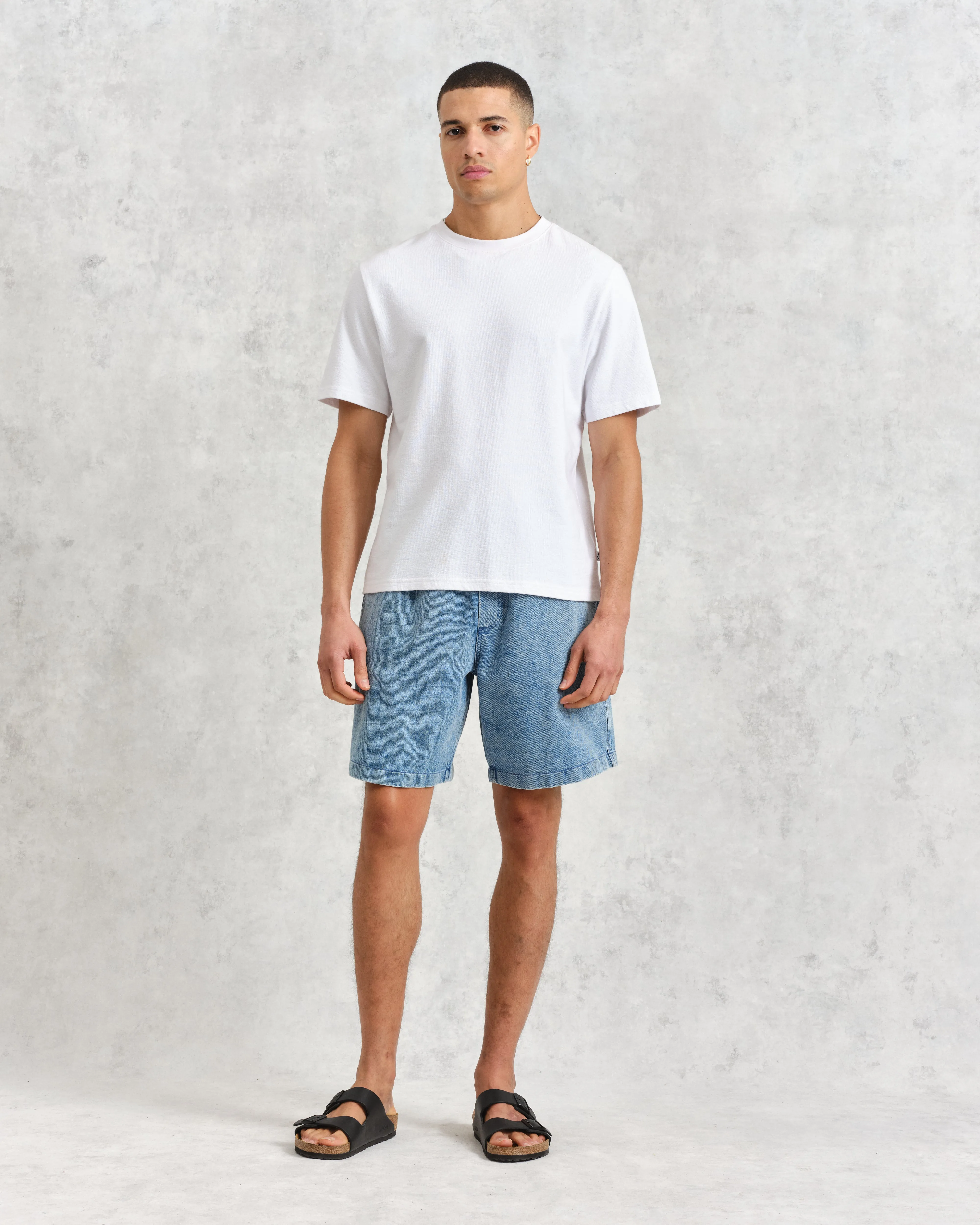 Cedar Shorts Blue Denim sold by Wax London product image thumbnail 2