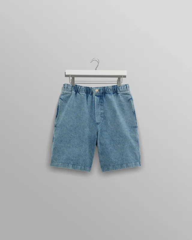 Cedar Shorts Blue Denim made by Wax London