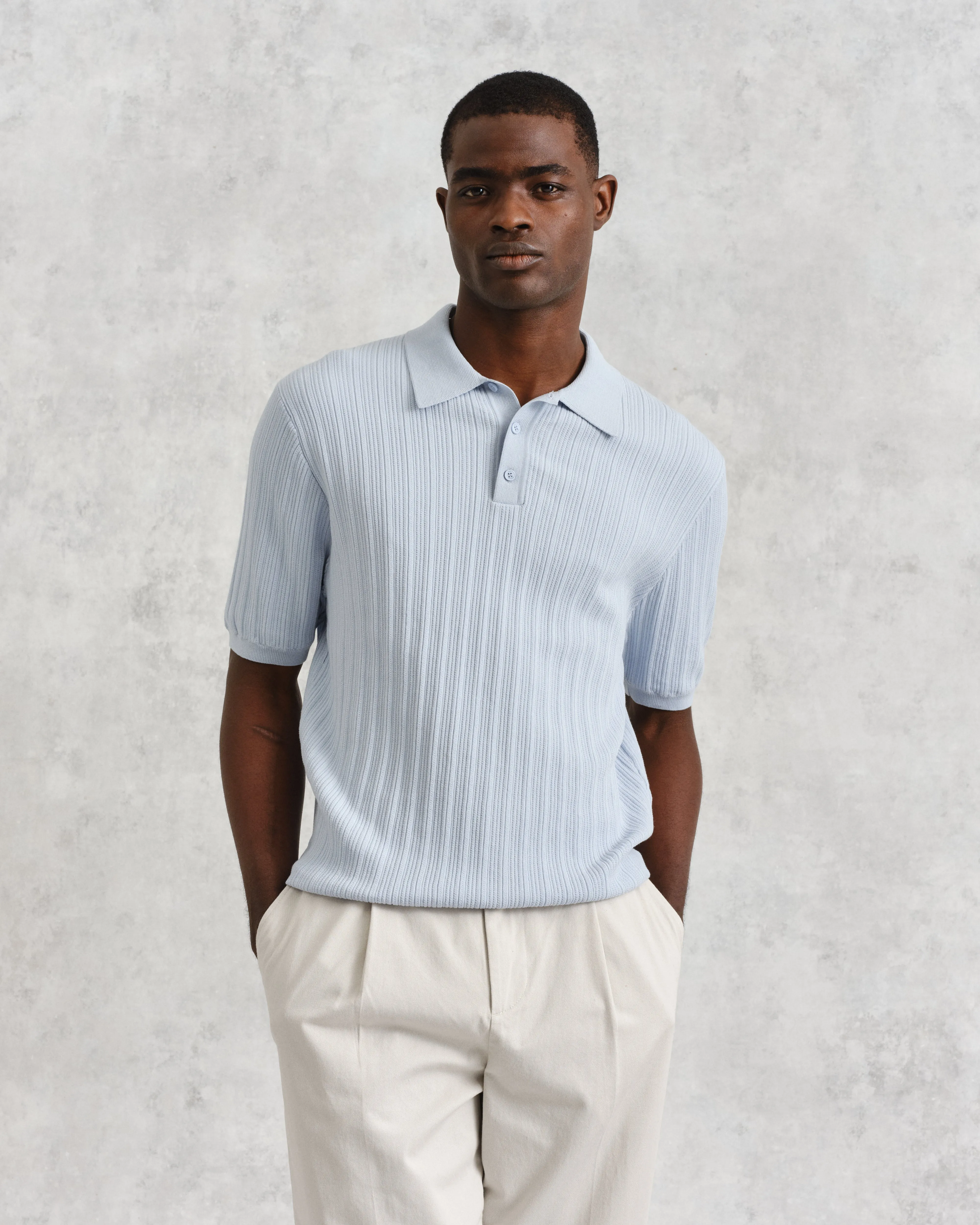 Naples Polo Blue sold by Wax London product image thumbnail 2