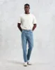 Soho - Mid Wash Slim Fit Denim Jeans sold by Wax London