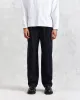 Malham - Navy Pinstripe Wool Trousers sold by Wax London