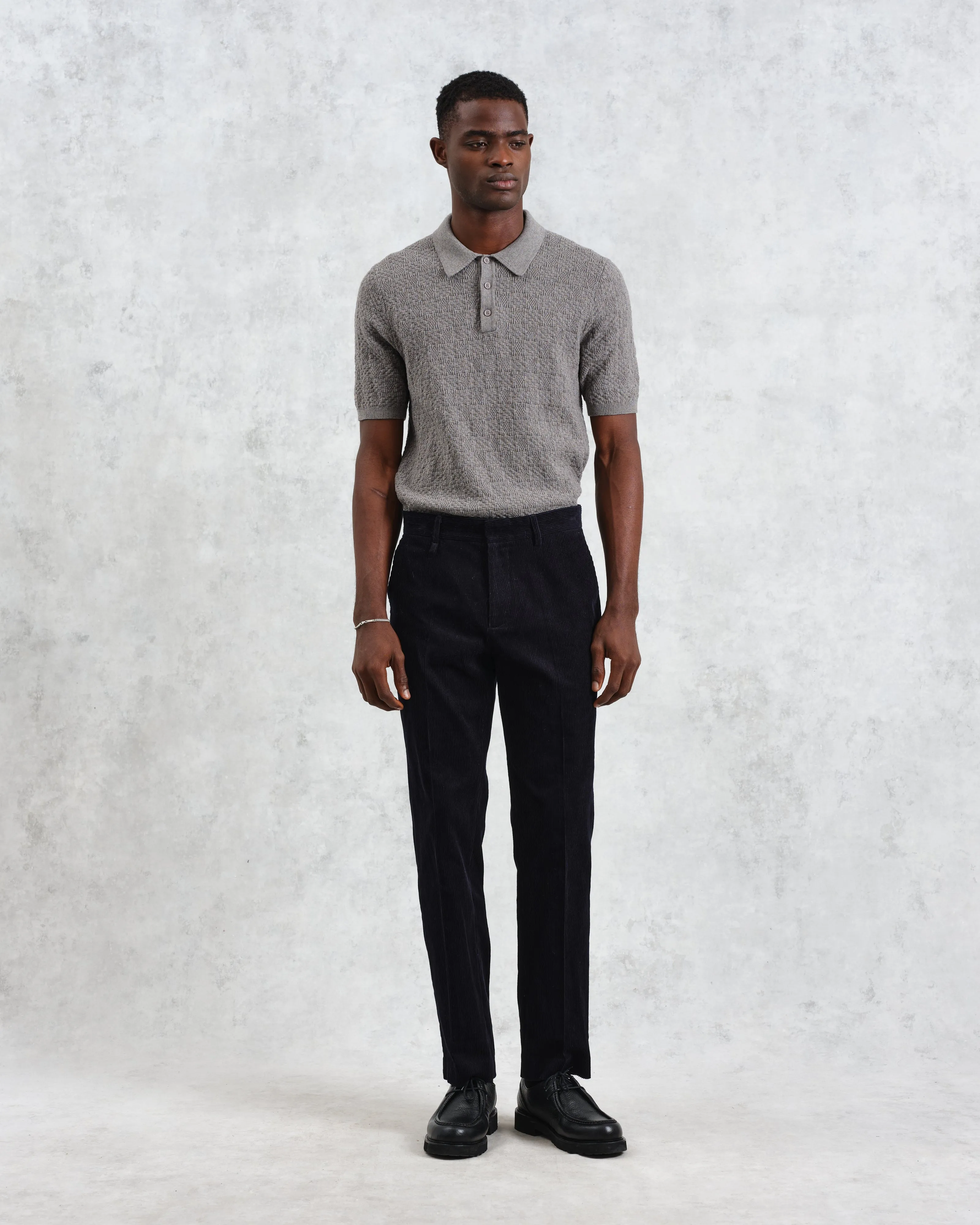 Alp - Navy Corduroy Trousers sold by Wax London product image thumbnail 4