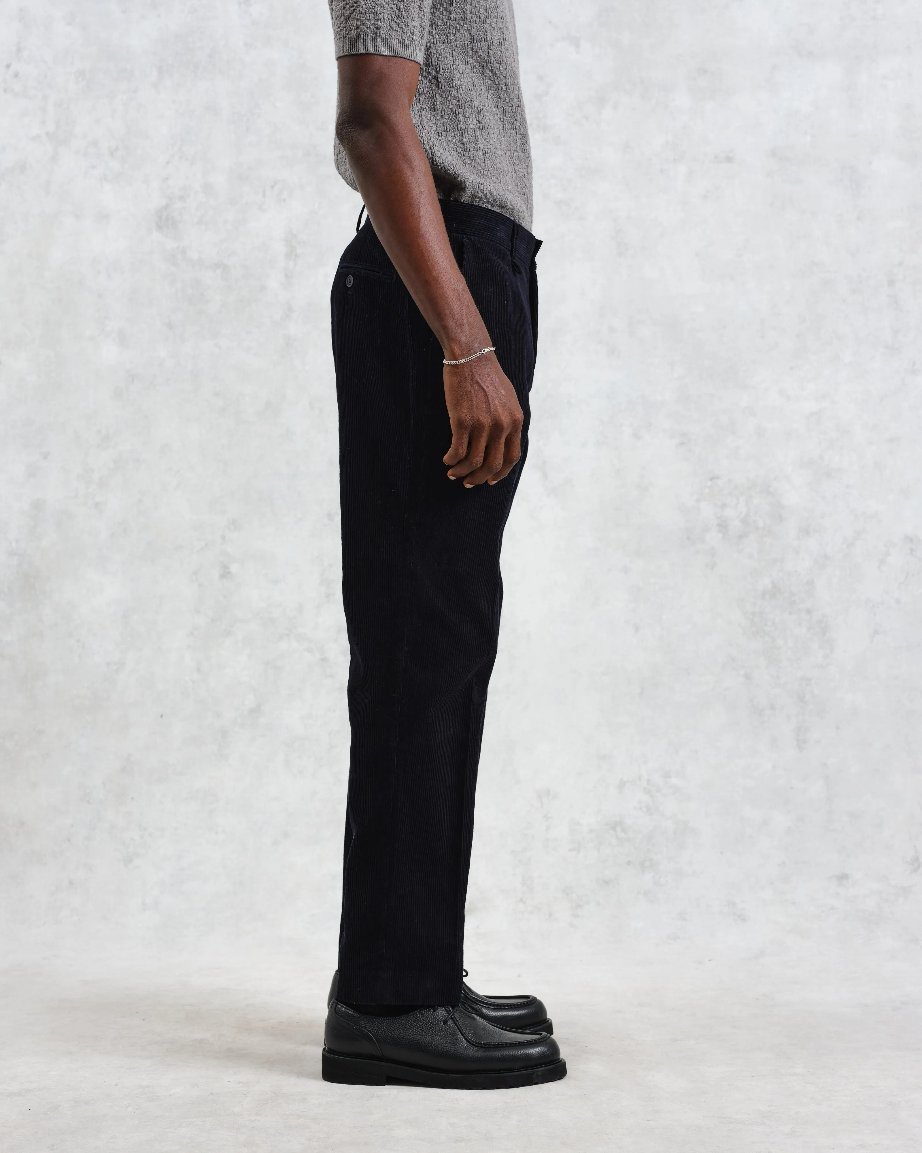 Alp - Navy Corduroy Trousers sold by Wax London product image thumbnail 5