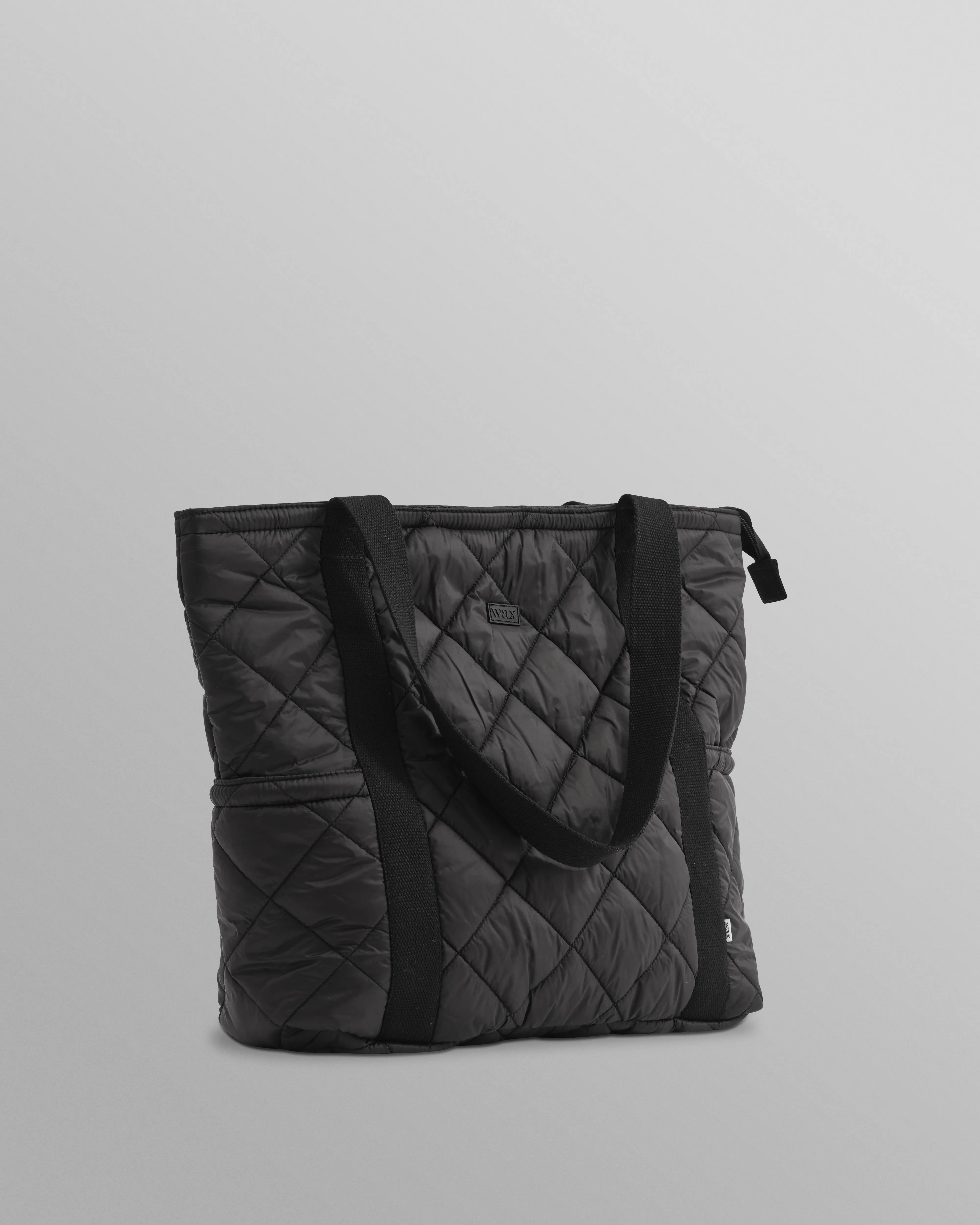 Fields - Black Quilted Work Tote Bag sold by Wax London product image thumbnail 5