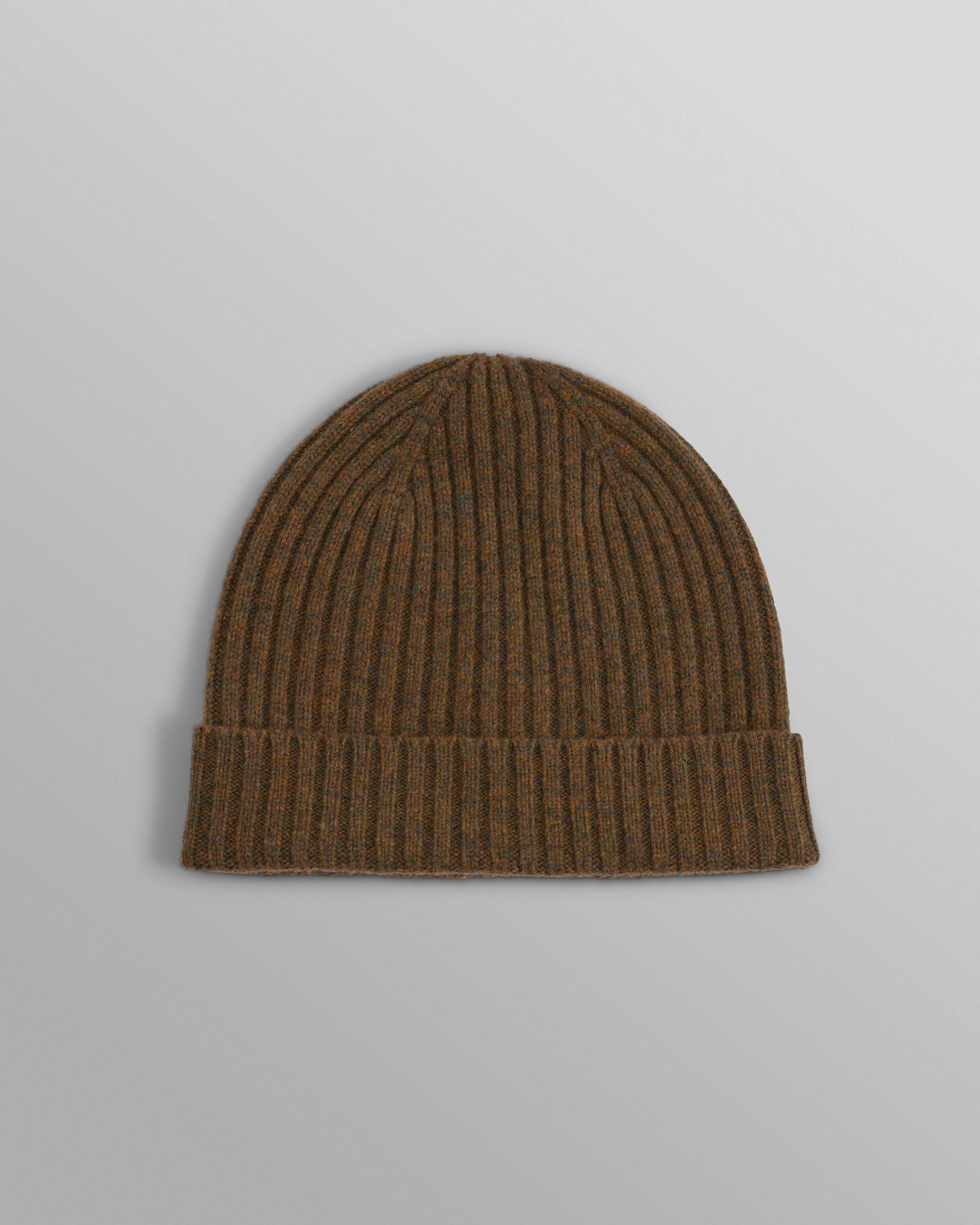 Belvoir - Brown Wool Fisherman Beanie sold by Wax London