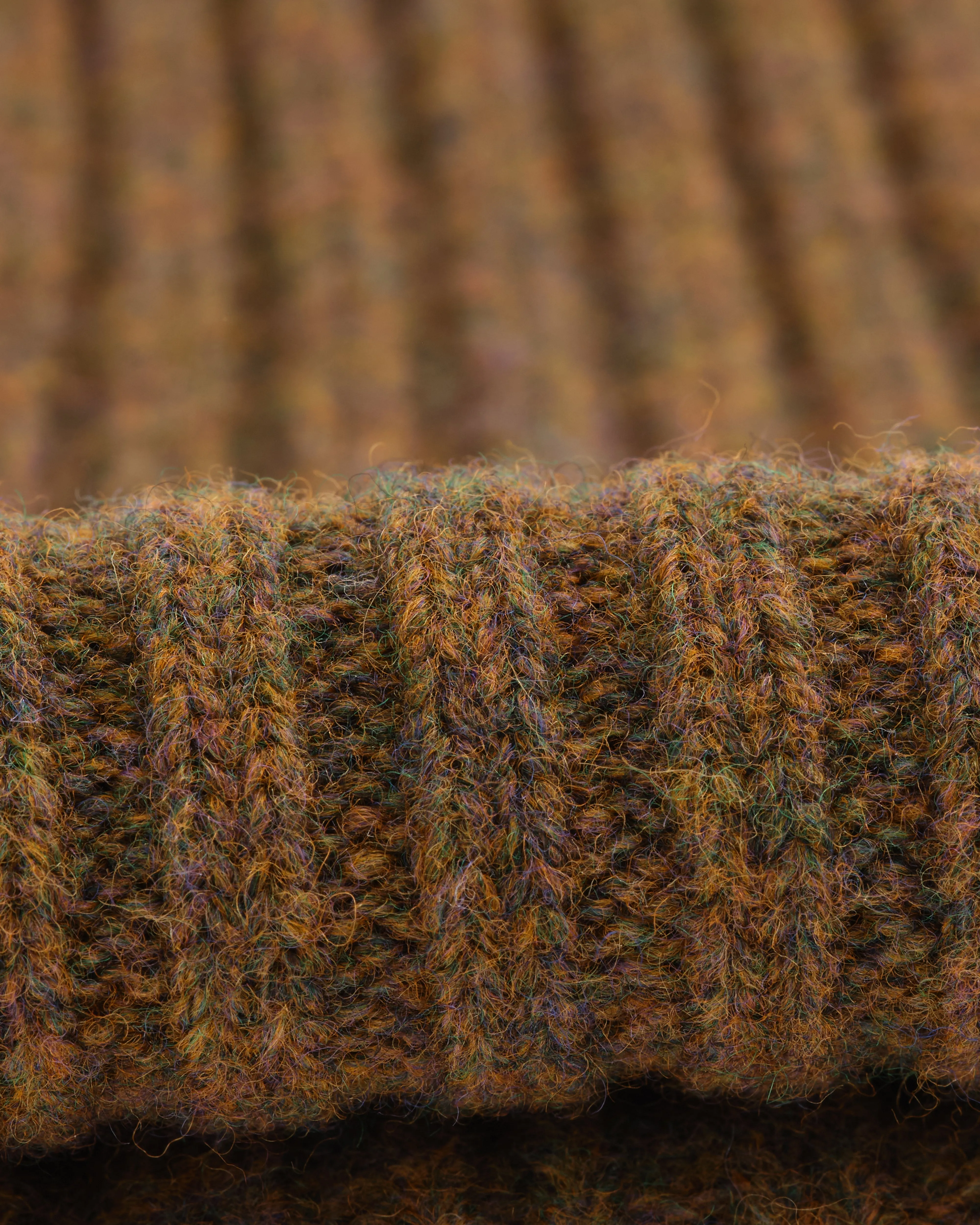 Belvoir - Brown Wool Fisherman Beanie sold by Wax London product image thumbnail 3