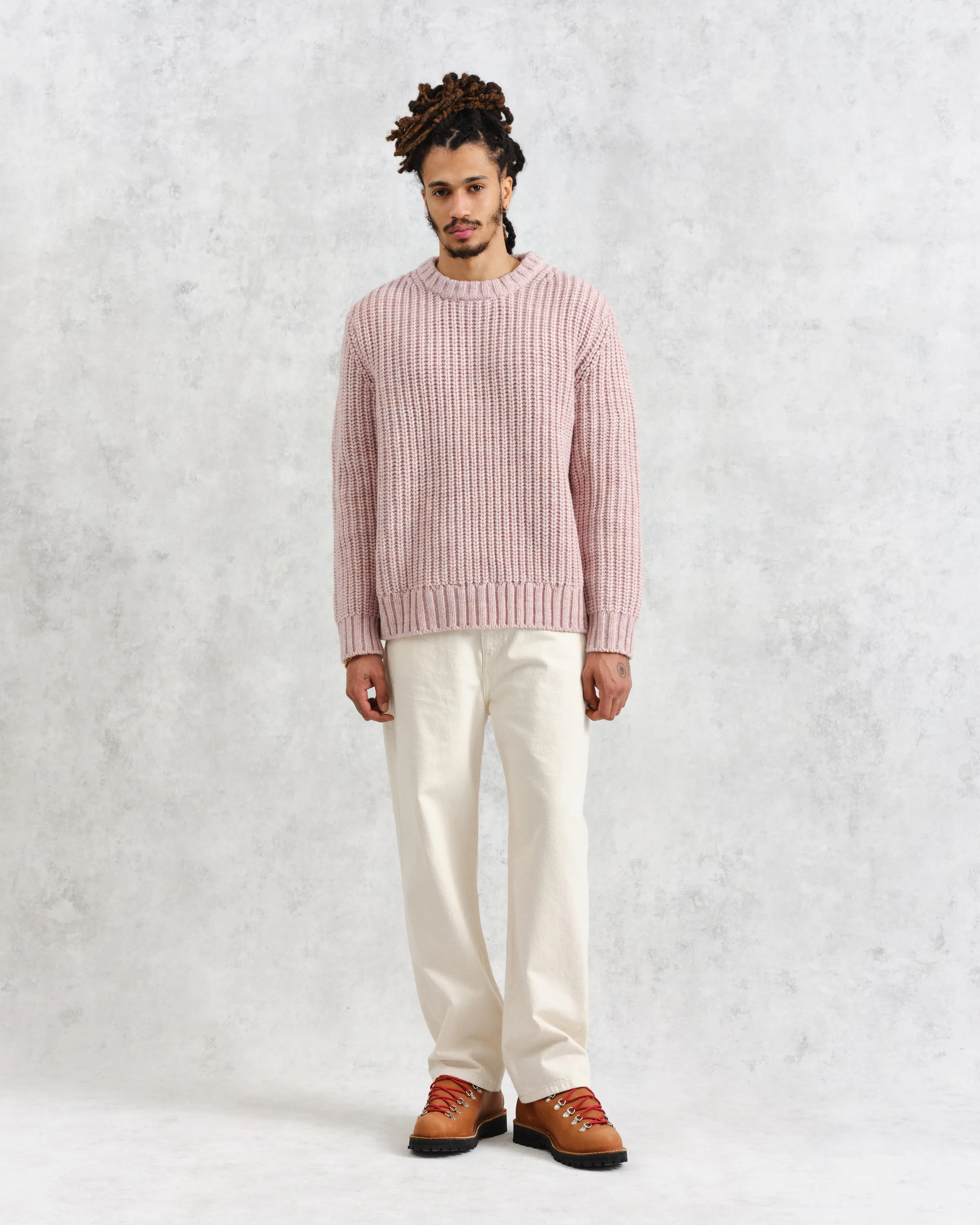 Wilde - Pink Heavyweight Knit Jumper sold by Wax London product image thumbnail 4