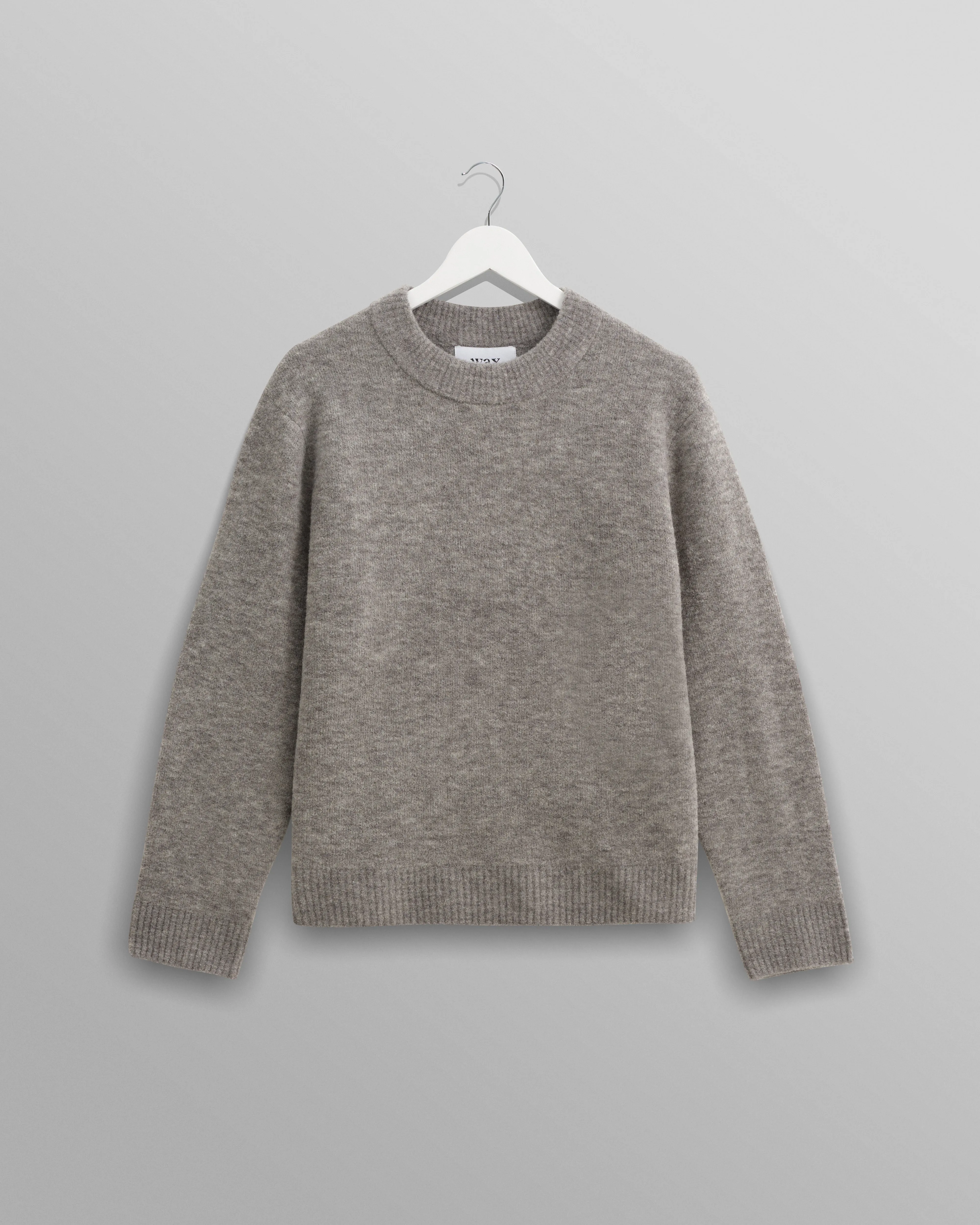 Wilde - Grey Marl Boucle Jumper sold by Wax London