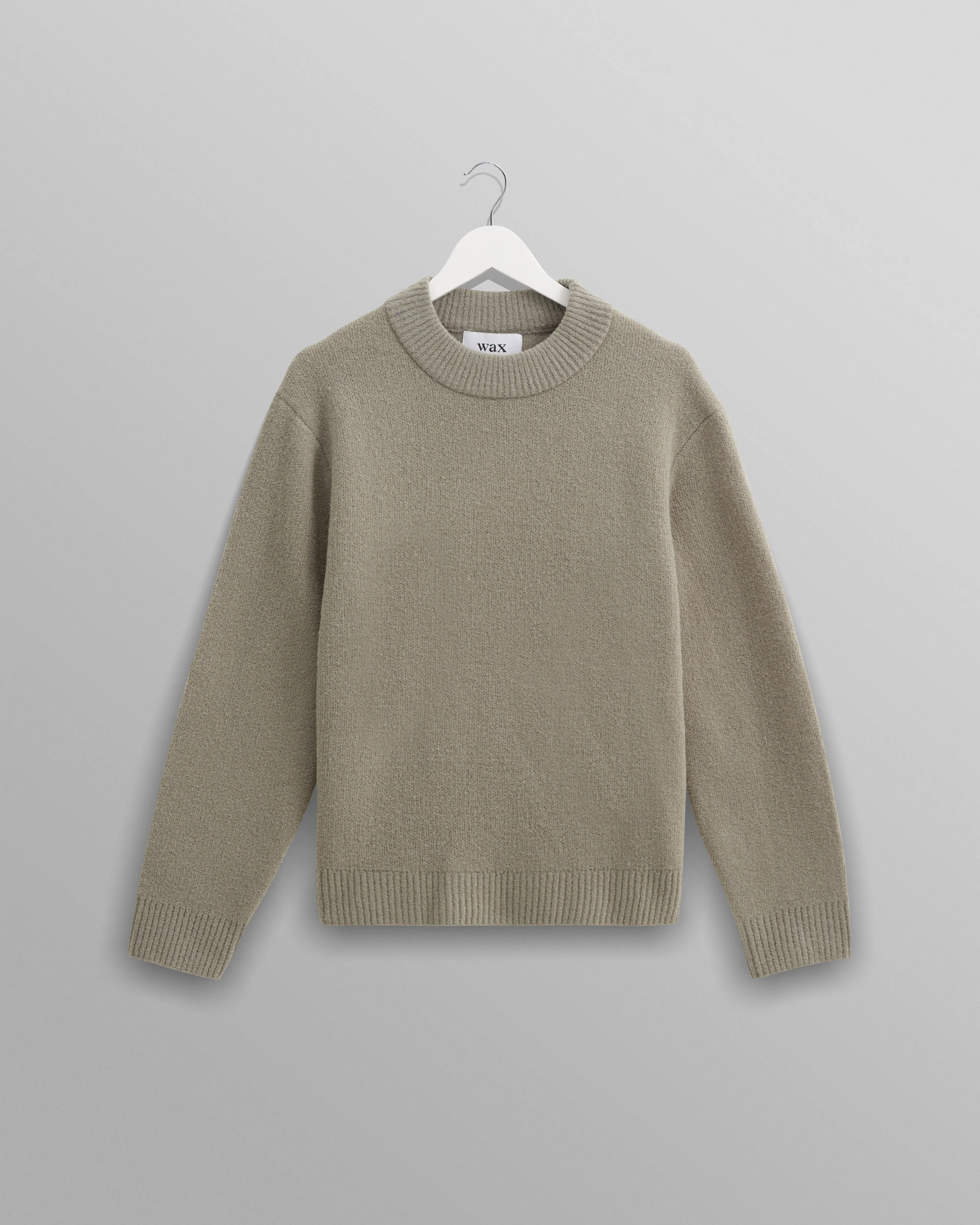 Wilde - Green Boucle Jumper sold by Wax London