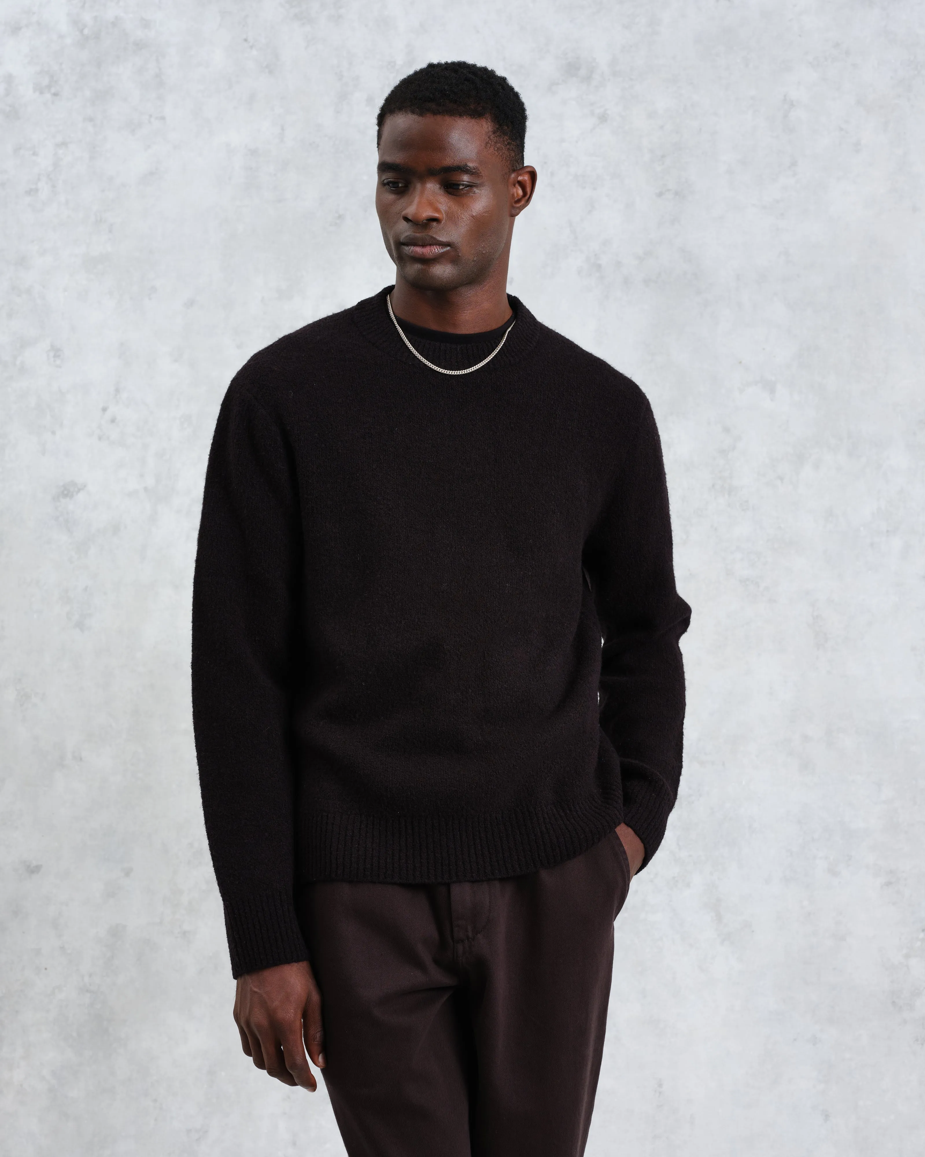 Wilde - Black Boucle Jumper sold by Wax London product image thumbnail 2
