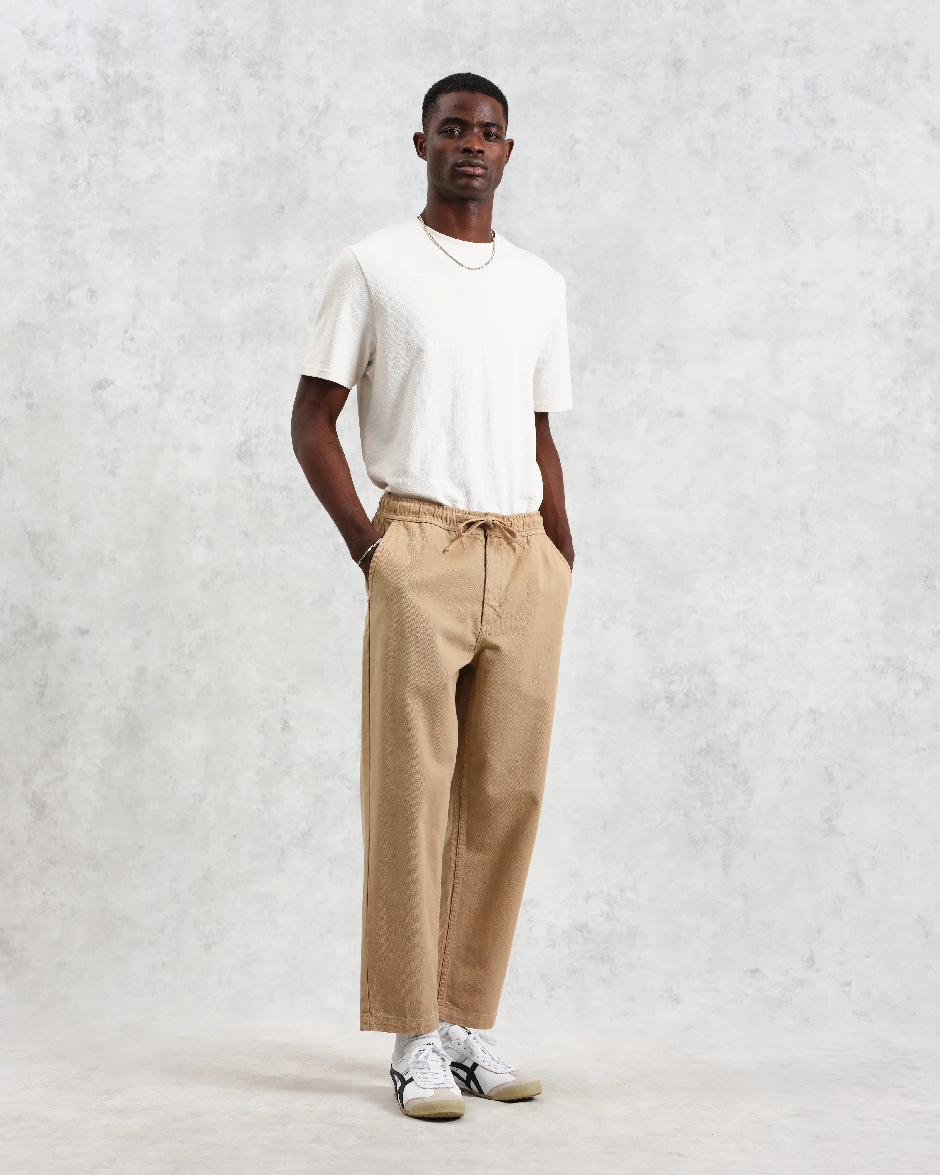 Kurt - Beige Organic Cotton Trousers sold by Wax London product image thumbnail 4