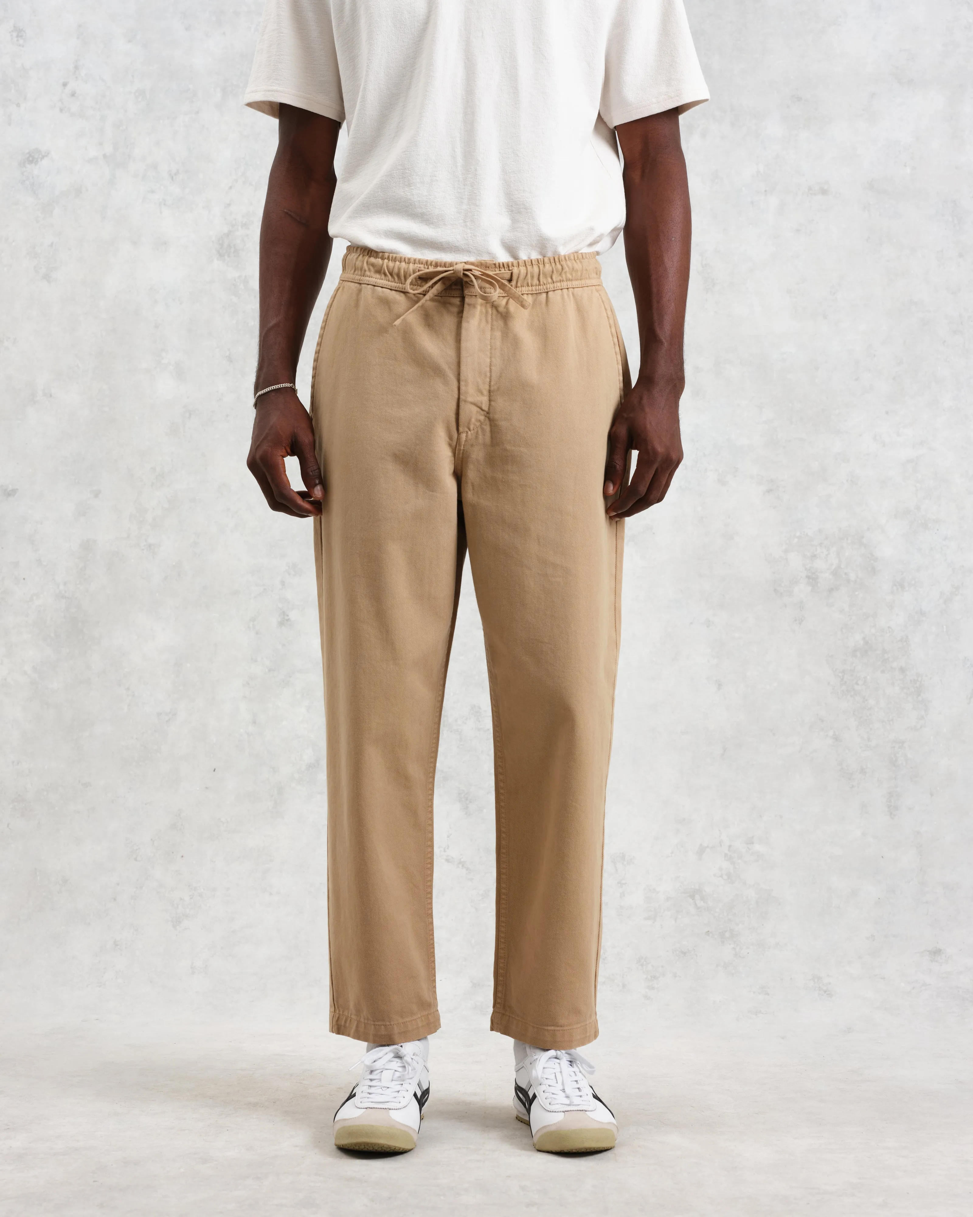 Kurt - Beige Organic Cotton Trousers sold by Wax London product image thumbnail 2
