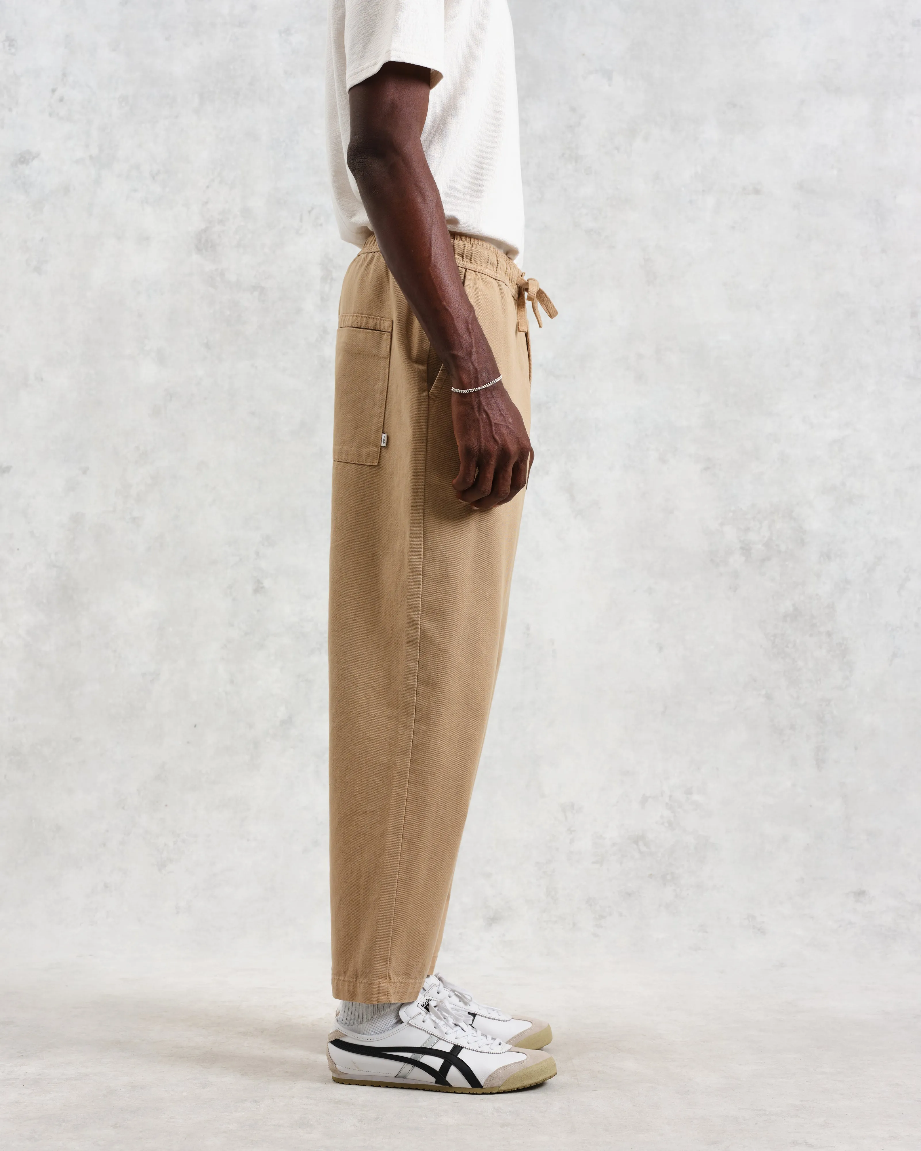 Kurt - Beige Organic Cotton Trousers sold by Wax London product image thumbnail 5