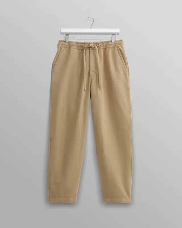 Kurt - Beige Organic Cotton Trousers made by Wax London