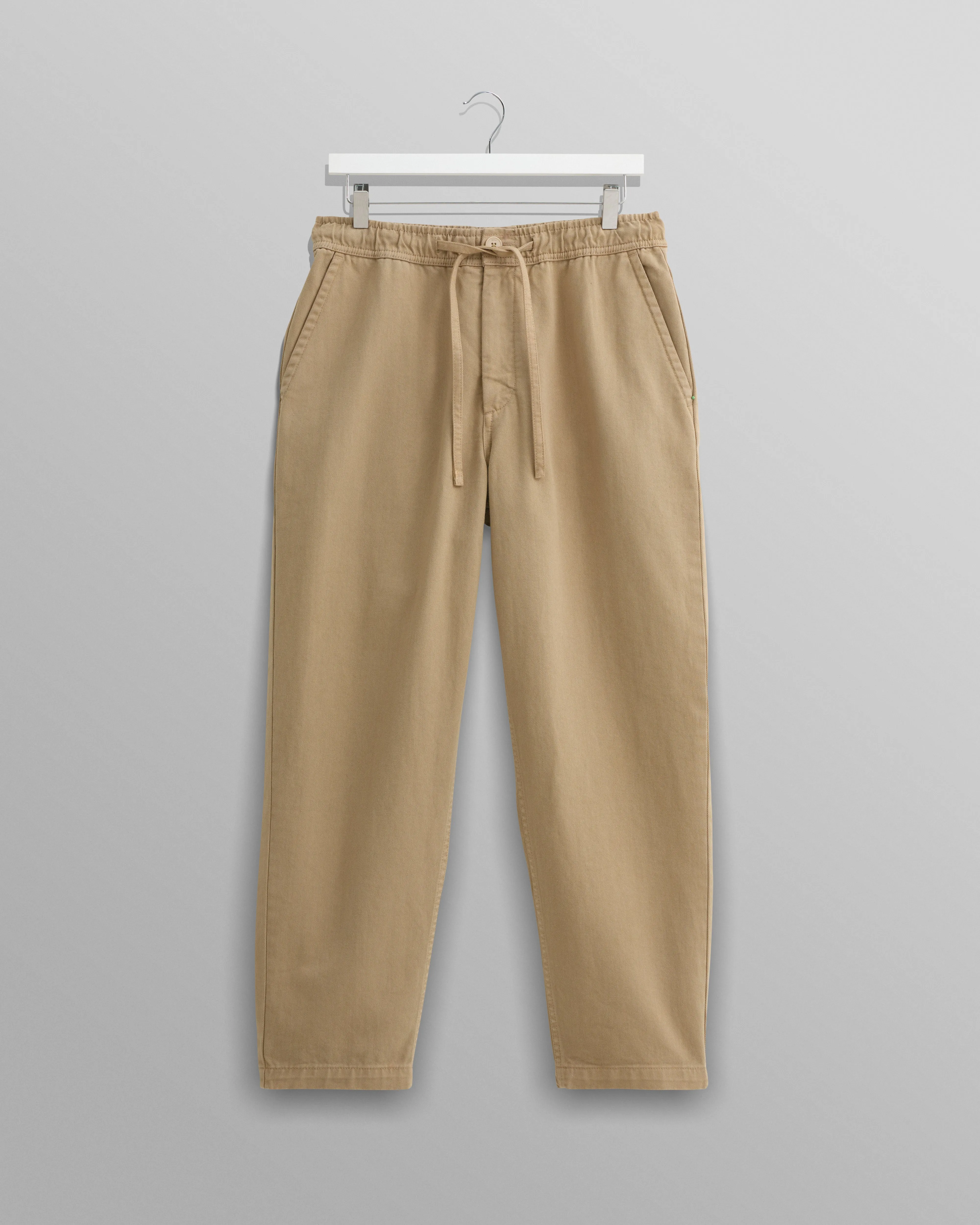 Kurt - Beige Organic Cotton Trousers sold by Wax London