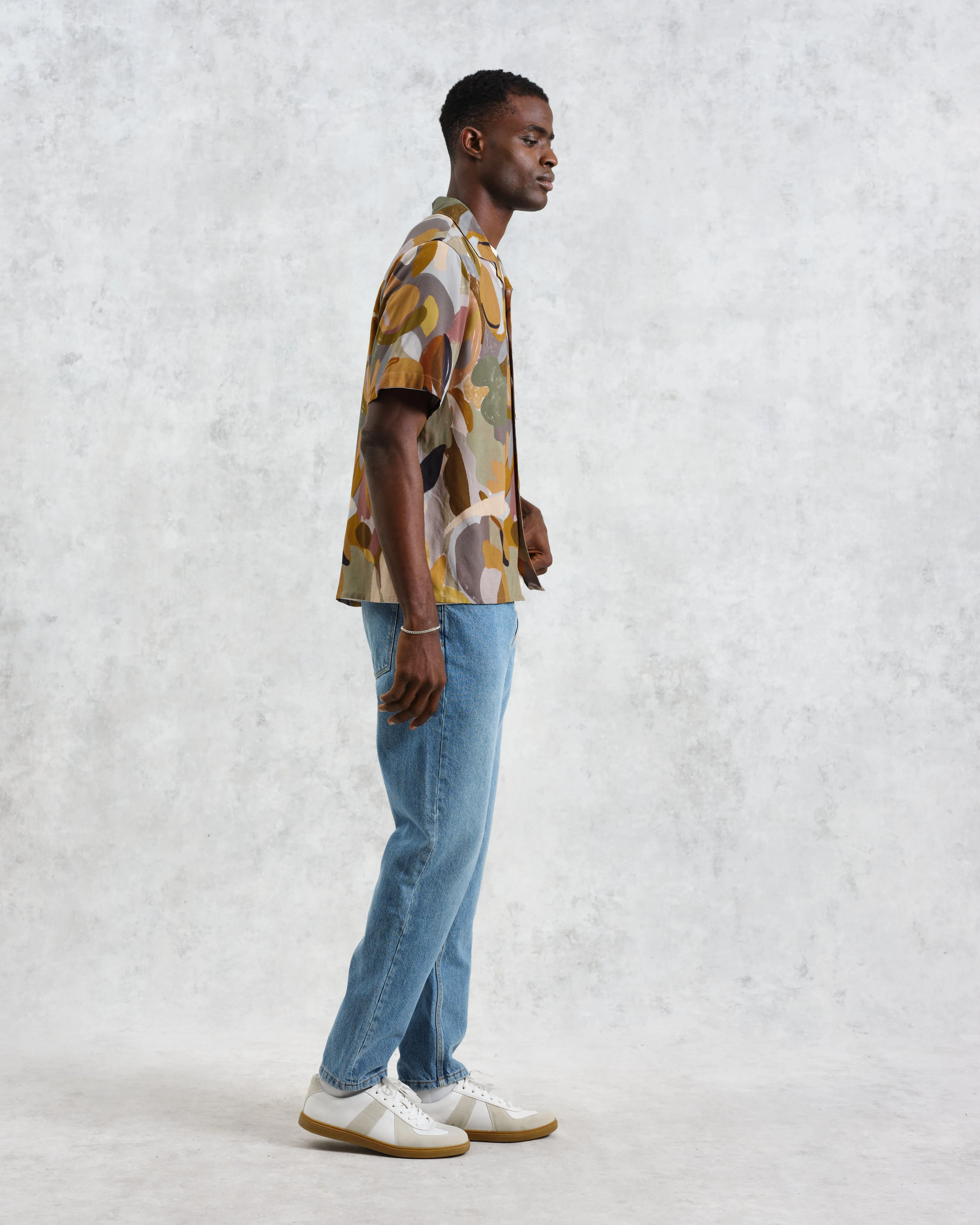 Didcot - Multicolour Meadow Print Short Sleeve Shirt sold by Wax London product image thumbnail 5