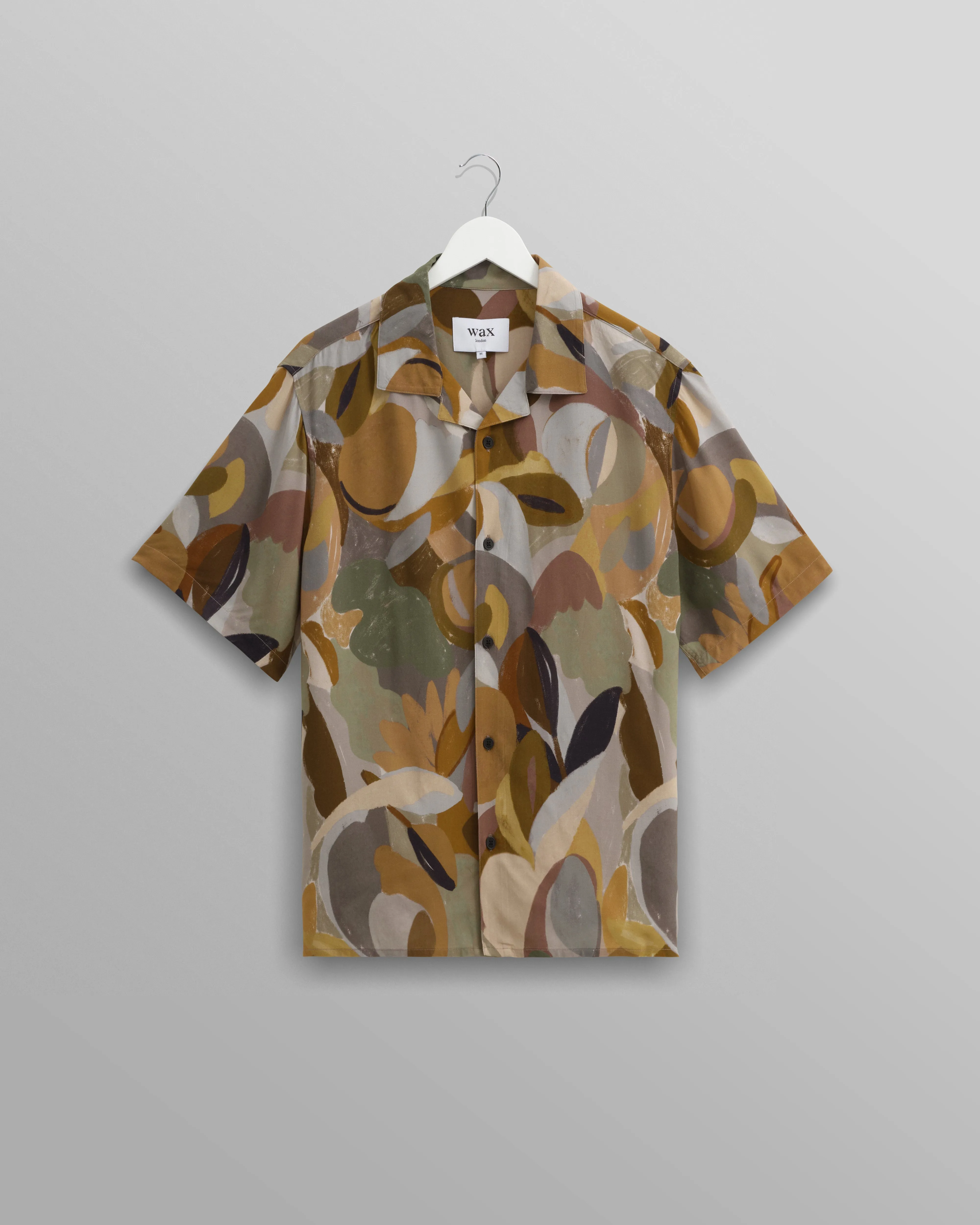Didcot - Multicolour Meadow Print Short Sleeve Shirt sold by Wax London