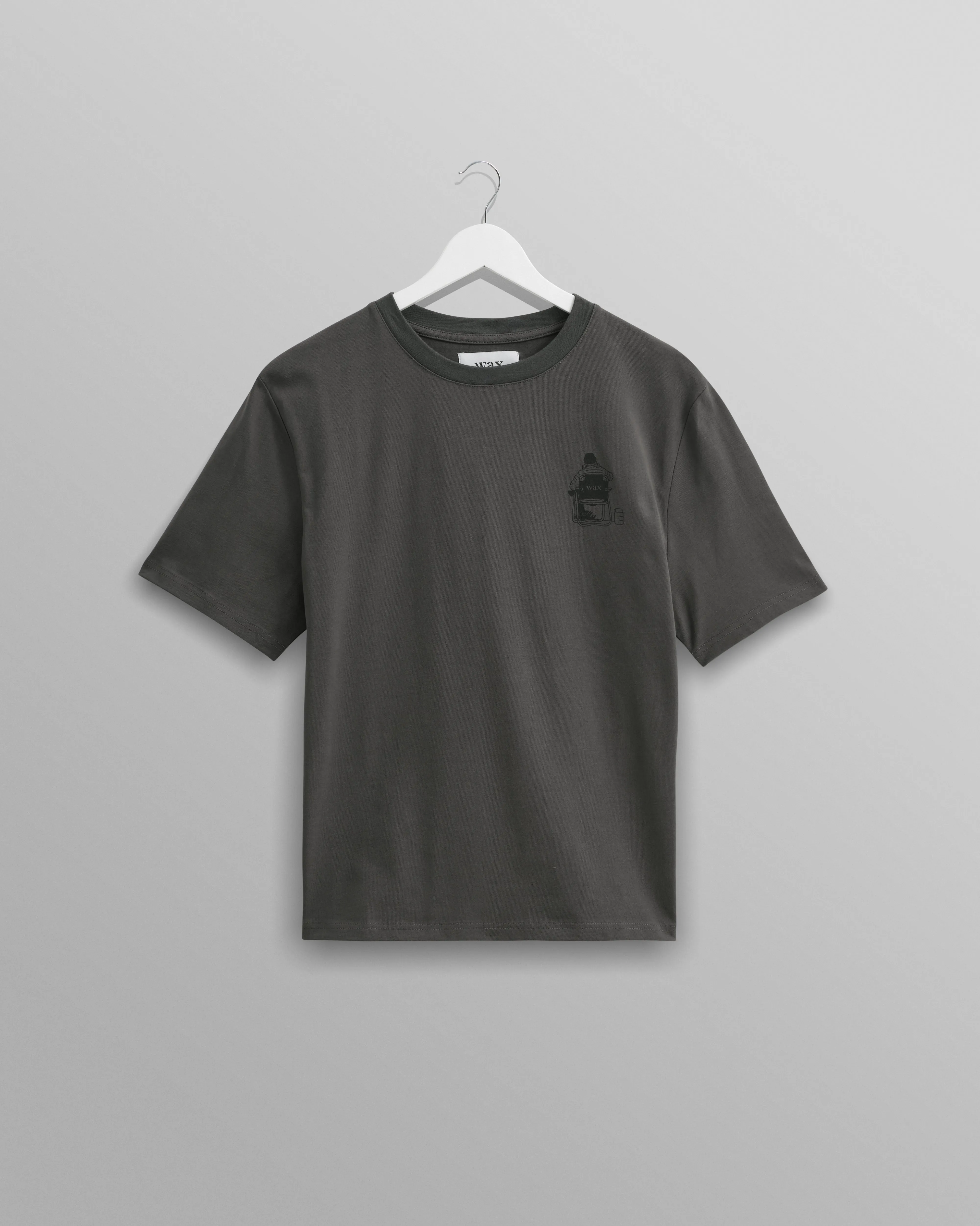 Dean T-Shirt Grey Outdoors Graphic Print sold by Wax London product image thumbnail 2