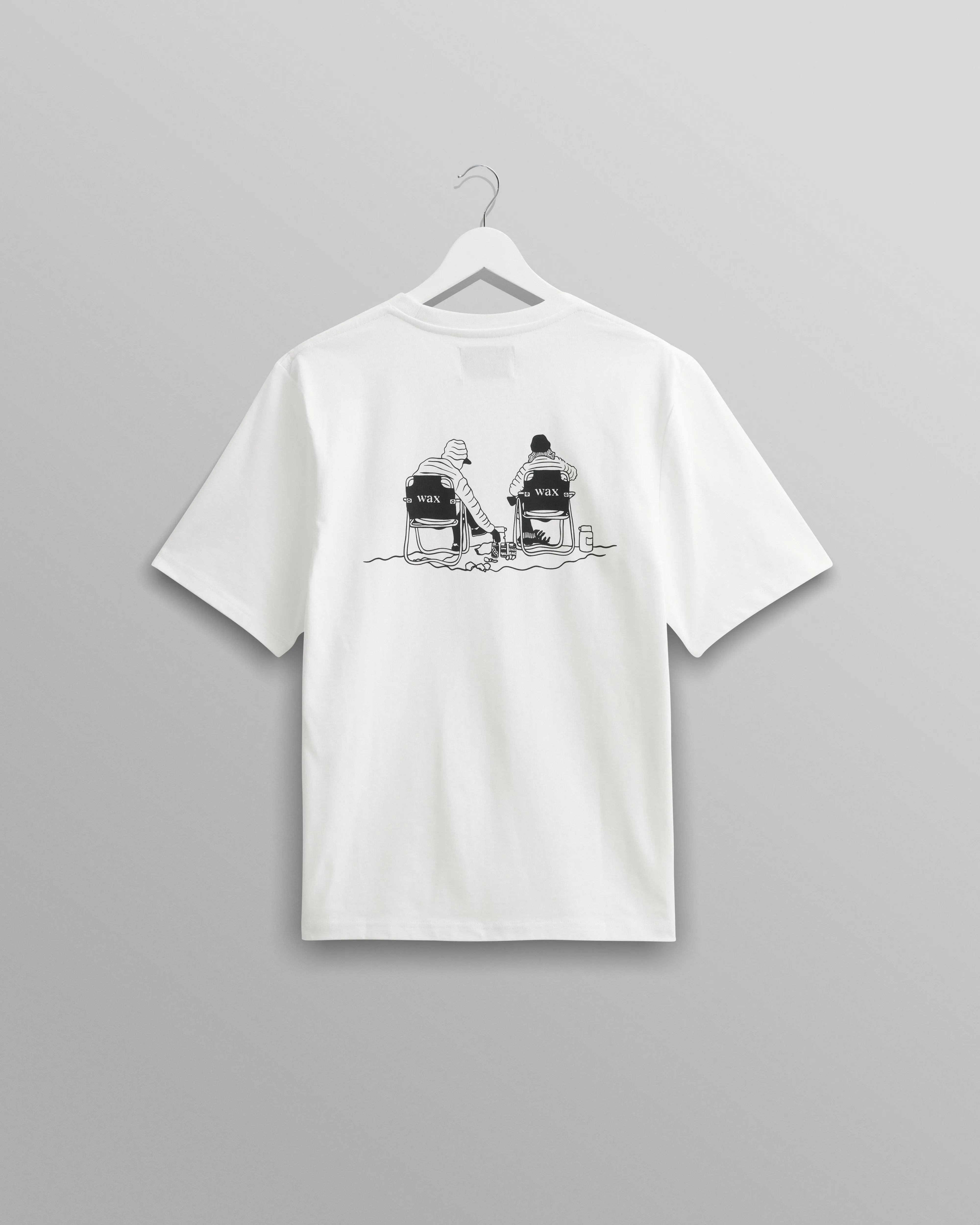 Dean T-Shirt Ecru Outdoors Graphic Print sold by Wax London