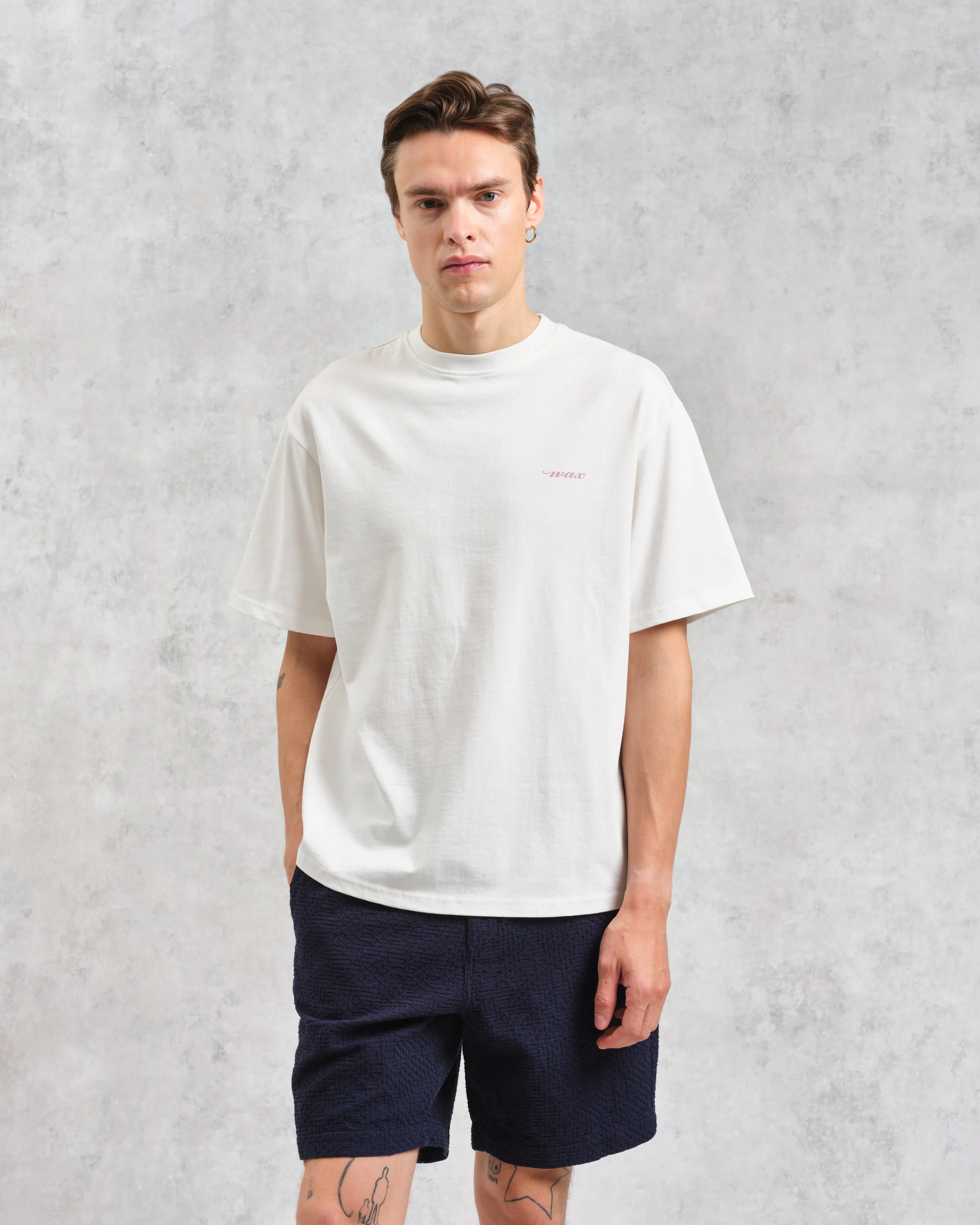 Dean T-Shirt Ecru Botanic Graphic Print sold by Wax London product image thumbnail 5